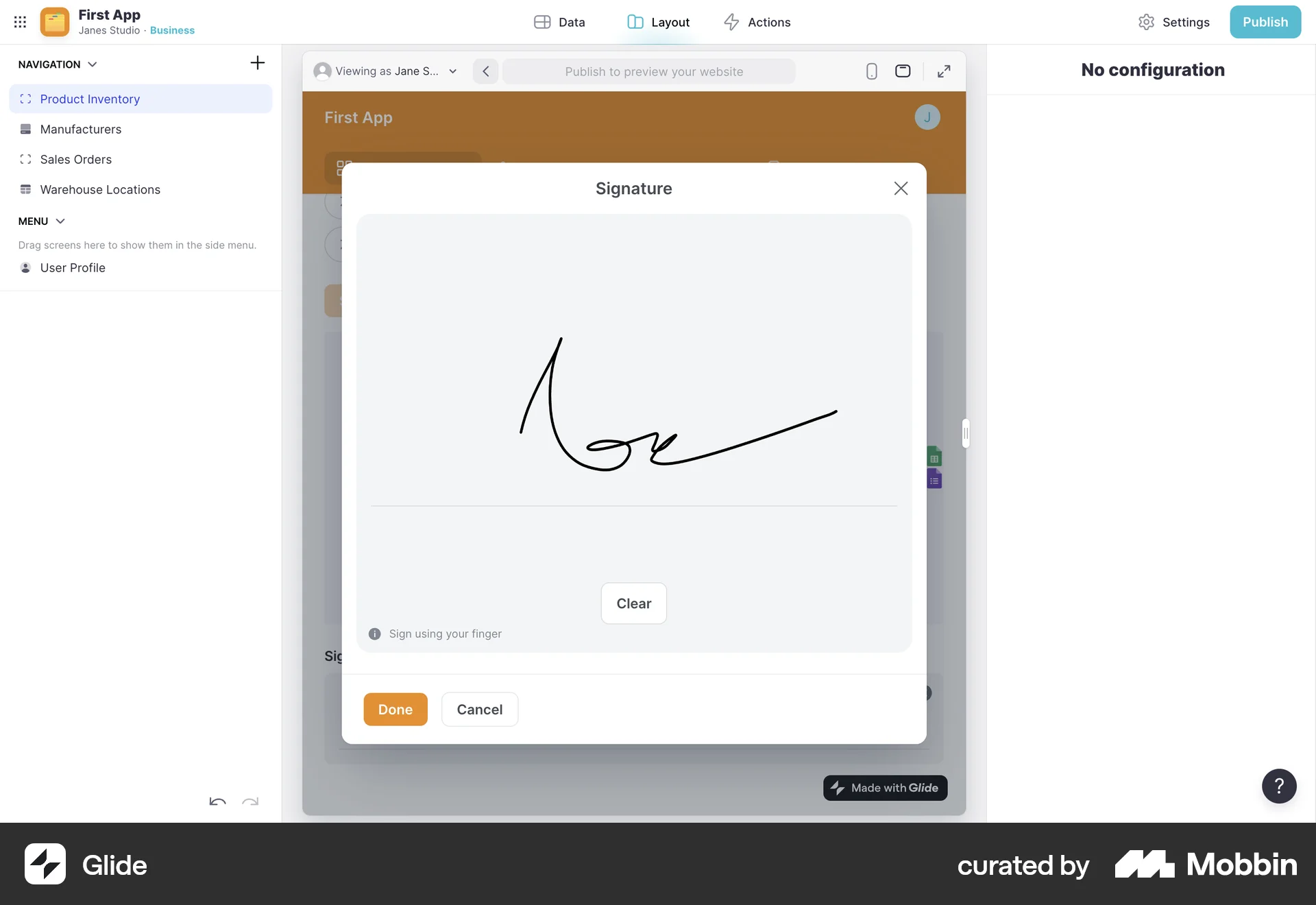 Glide Web Draw & Annotate screen