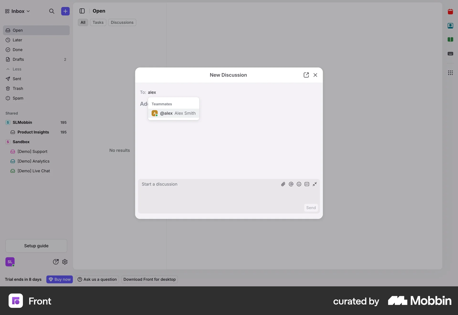 Front Web screen containing Combobox UI element