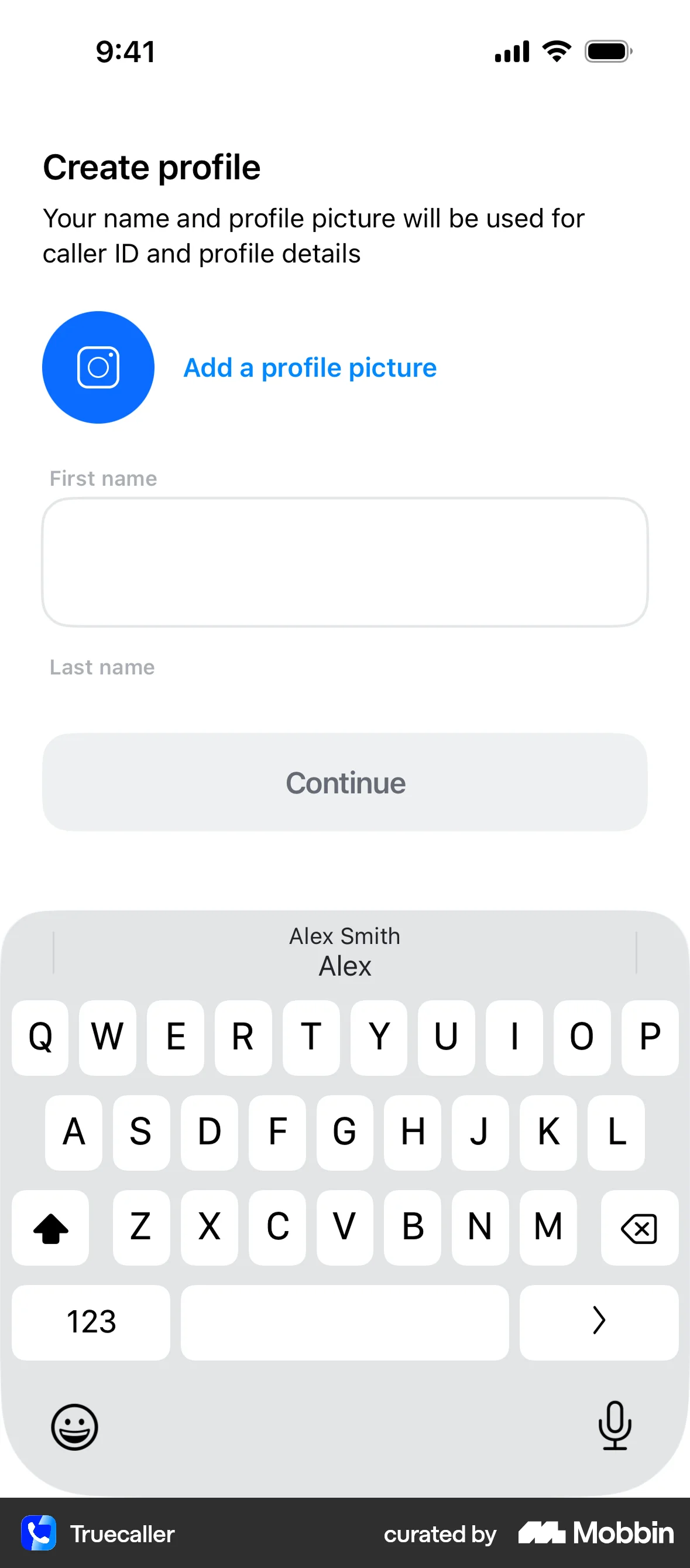 Truecaller Onboarding screen