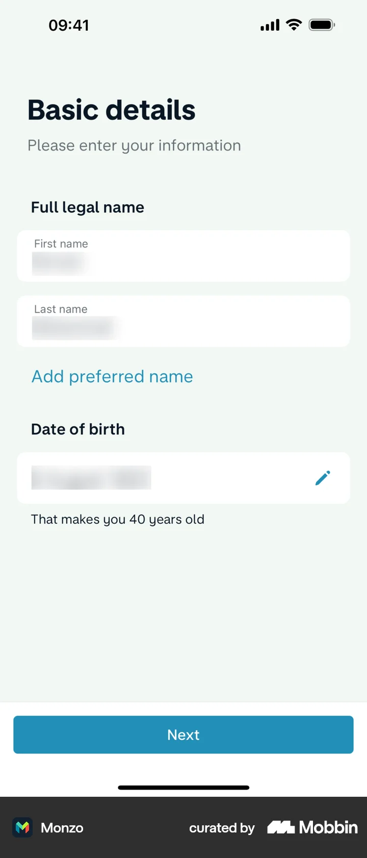 Mobile Form Examples Form UI Mobile Design Examples