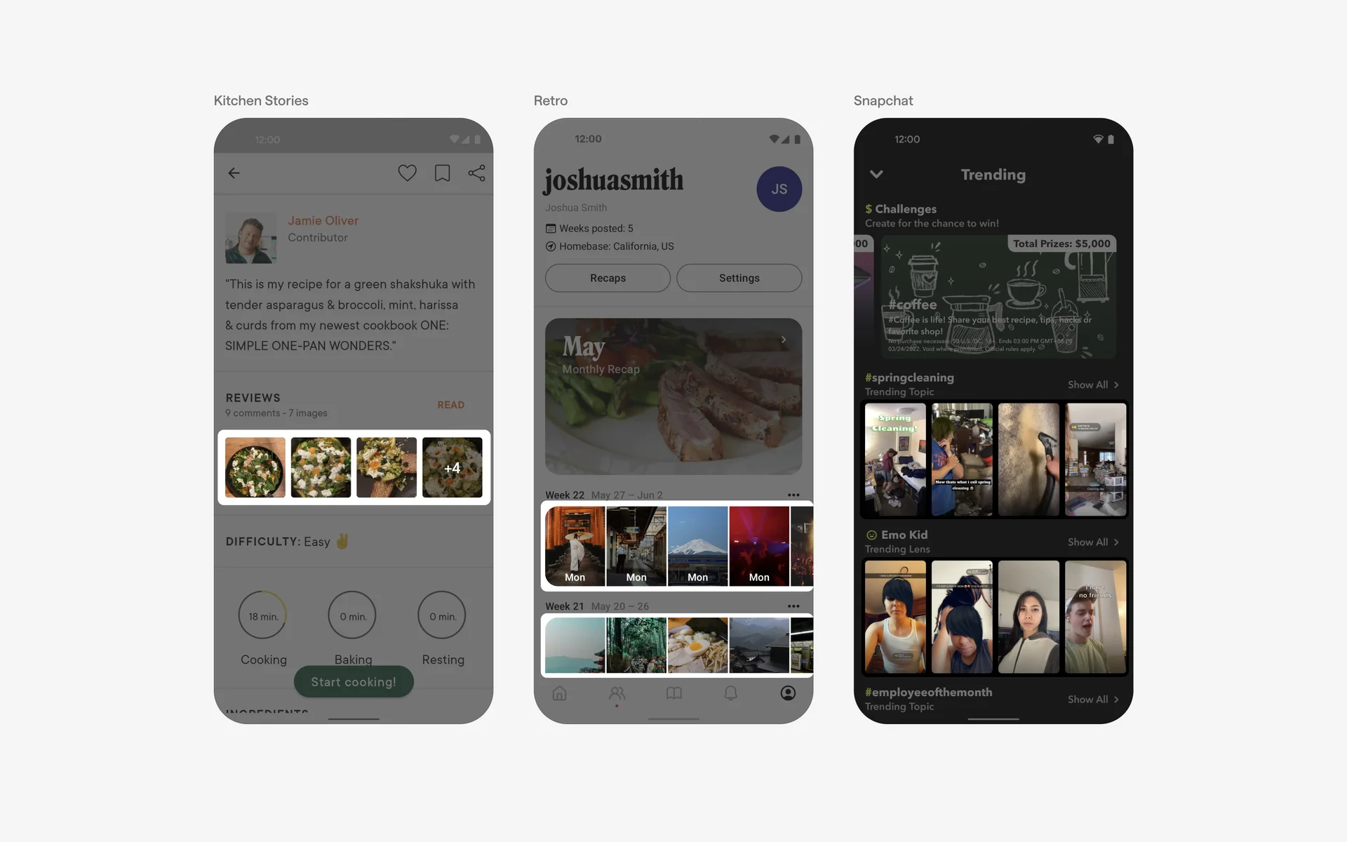 Gallery UI Design: Best practices, Design variants & Examples | Mobbin