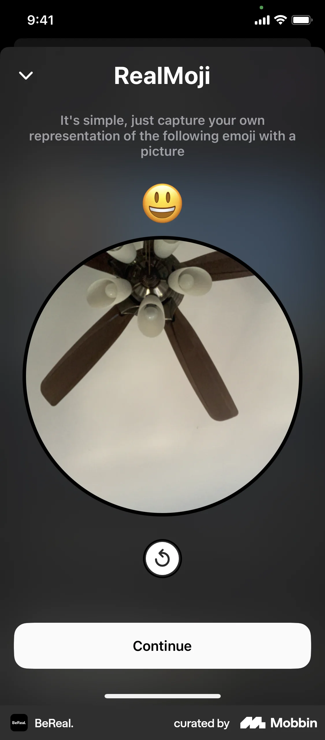 BeReal. iOS Audio & Video Recorder screen