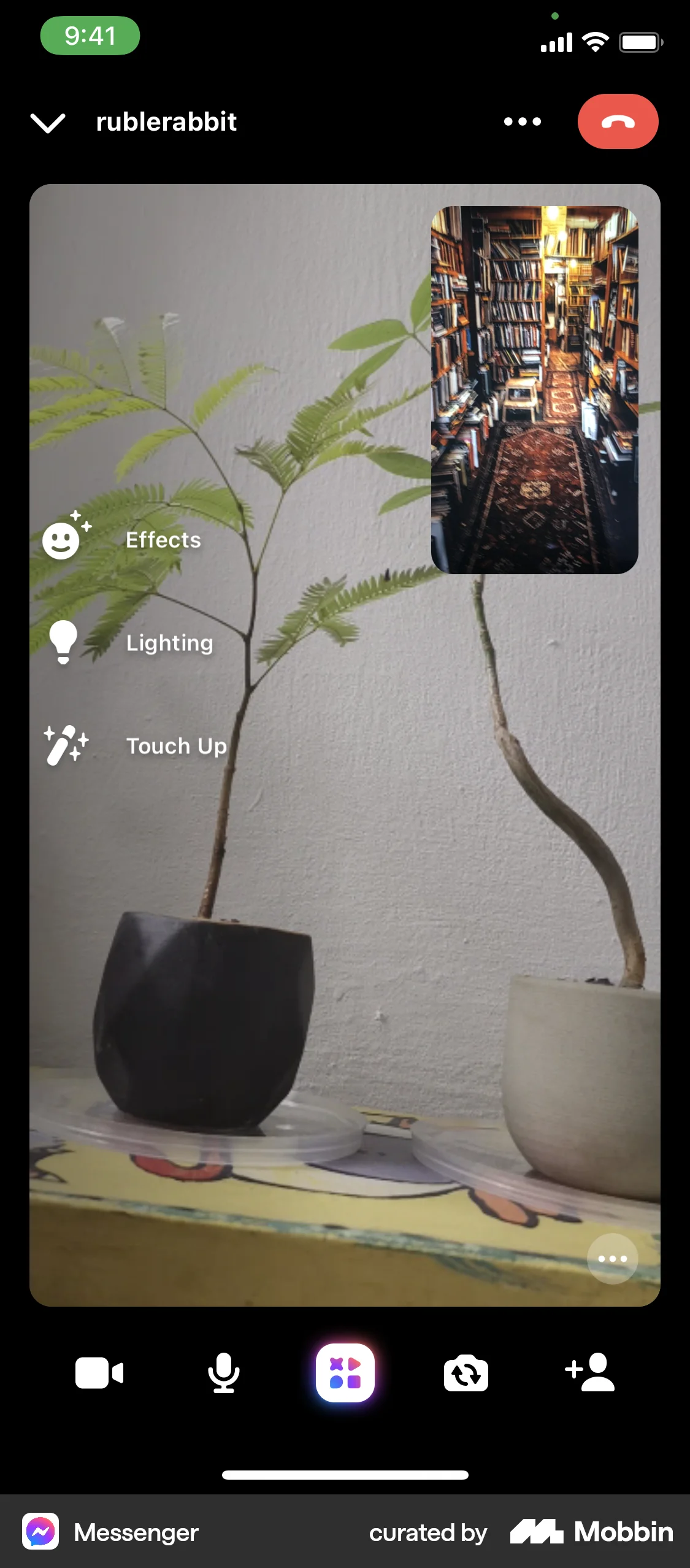 Messenger iOS Camera & Scanner screen