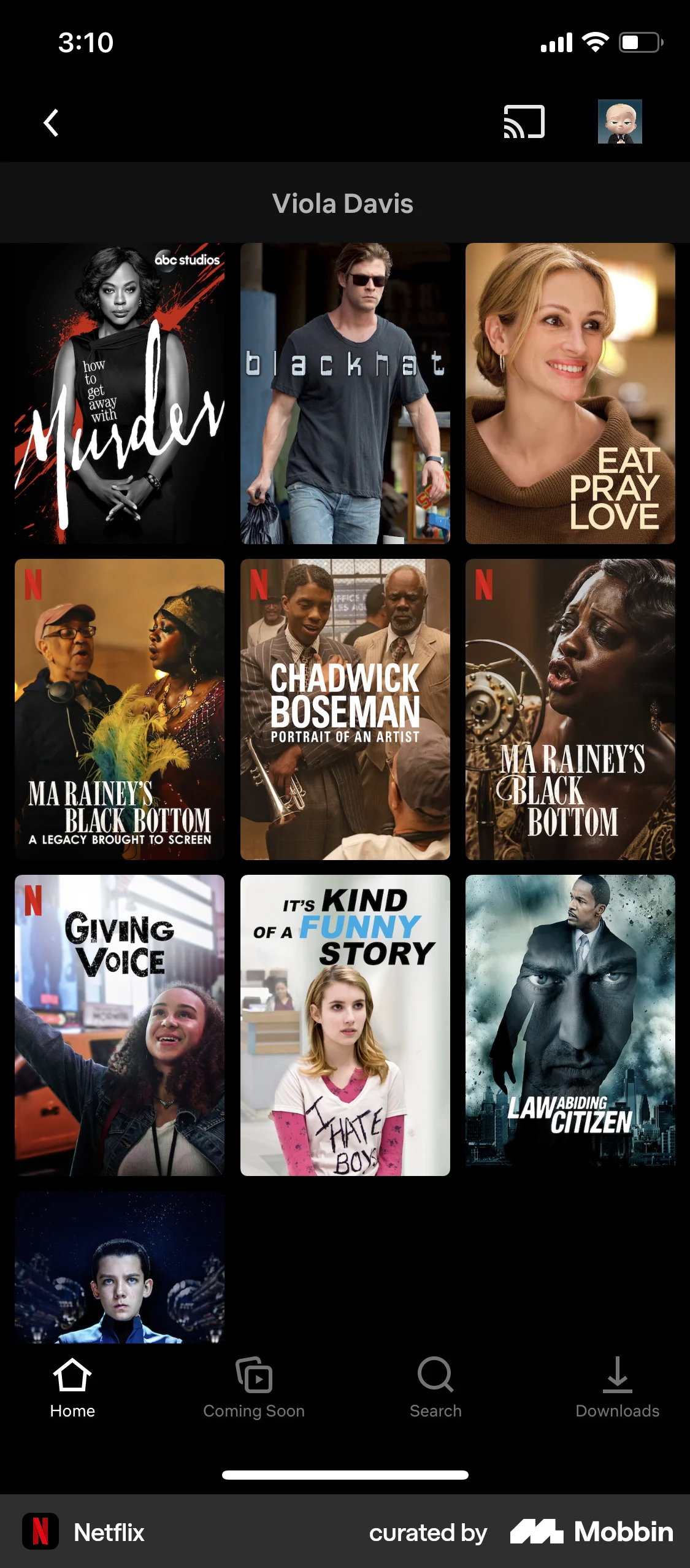 Netflix iOS TV Show & Movie Detail screen