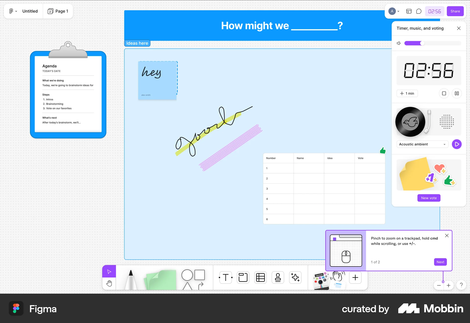 Figma Web Audio Player screen