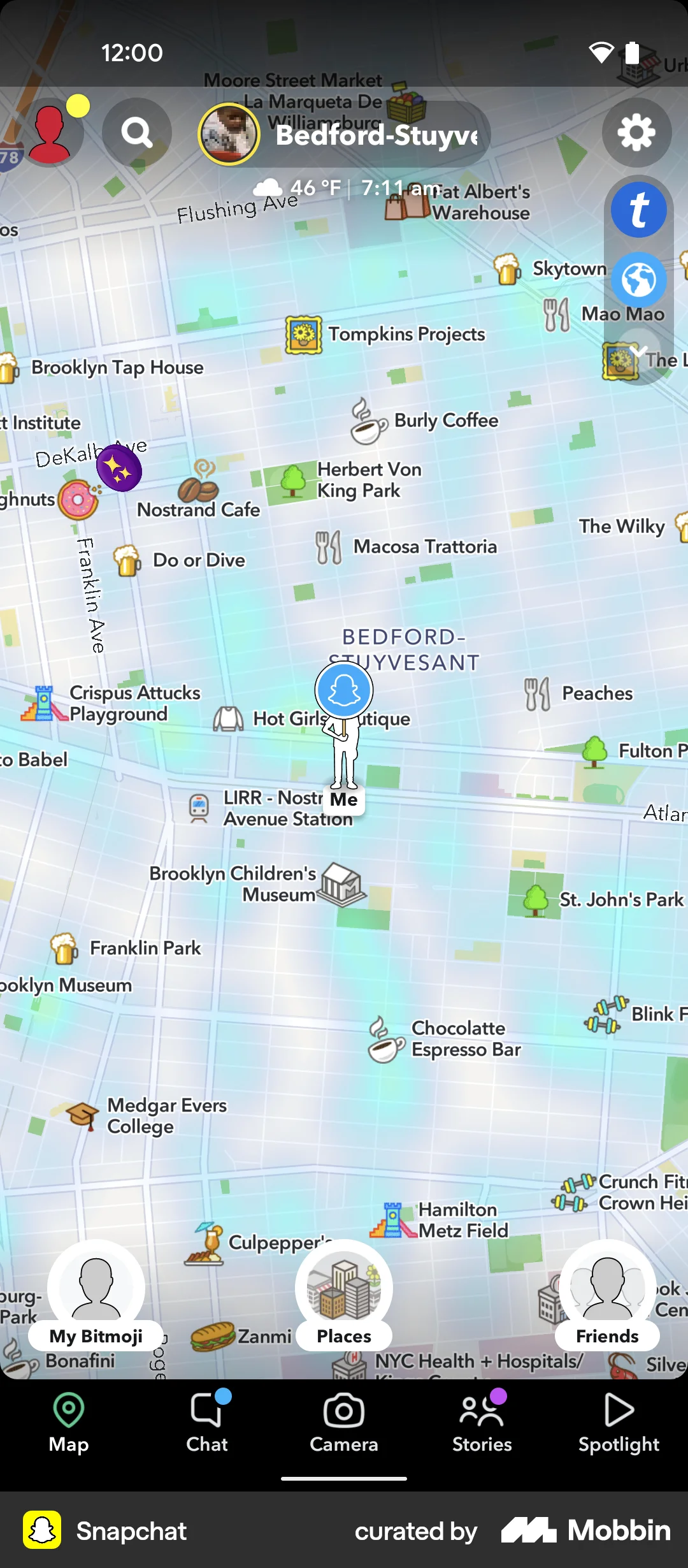 Snapchat Float Snapchat Android Map View | Mobbin