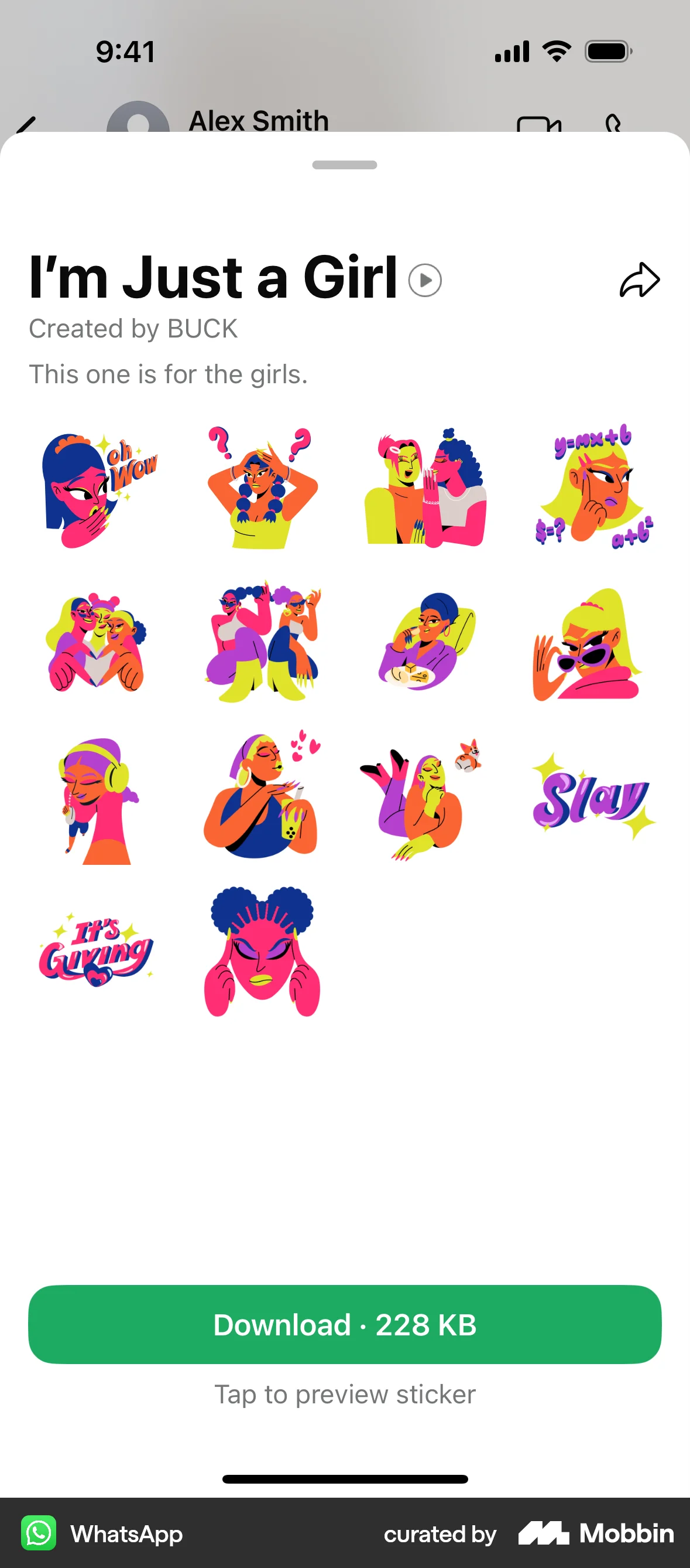 WhatsApp iOS Upload & Download screen