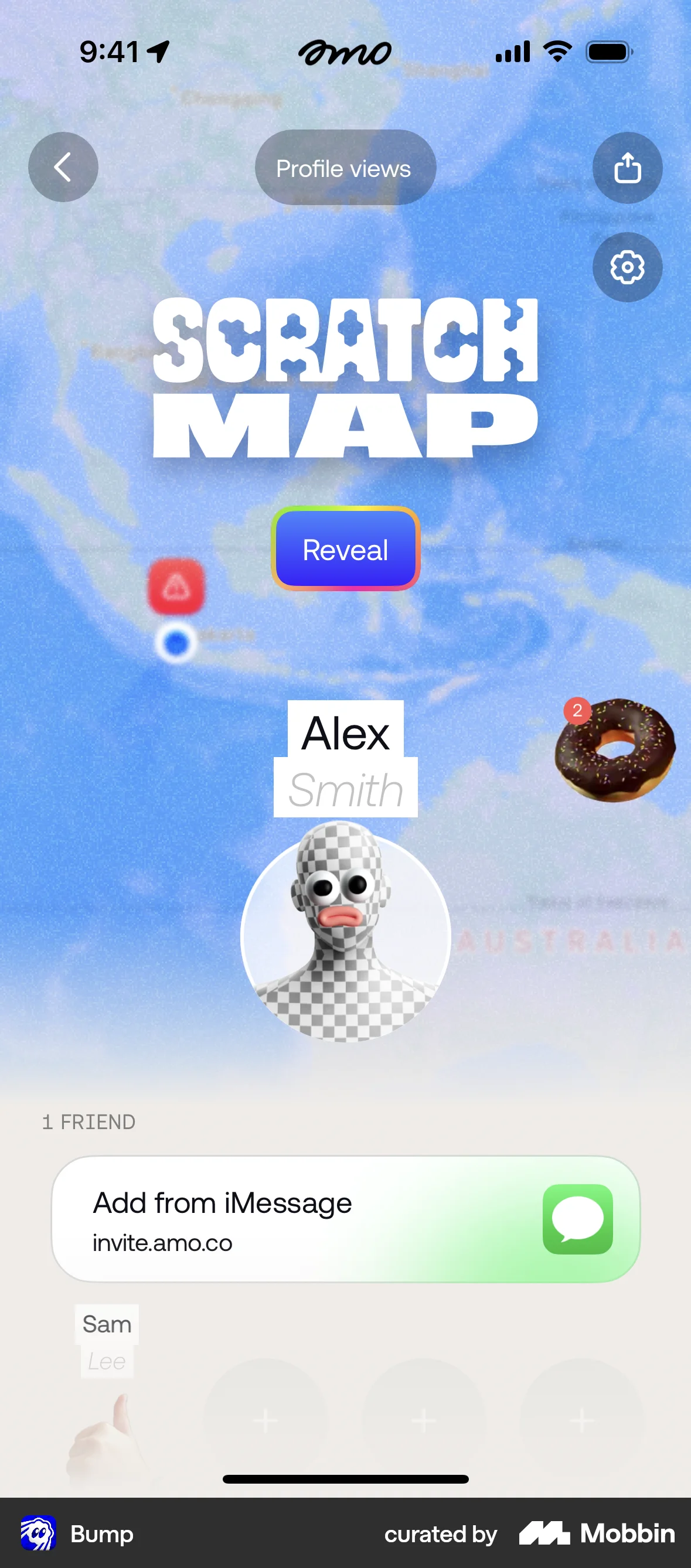 Bump iOS My Account & Profile screen