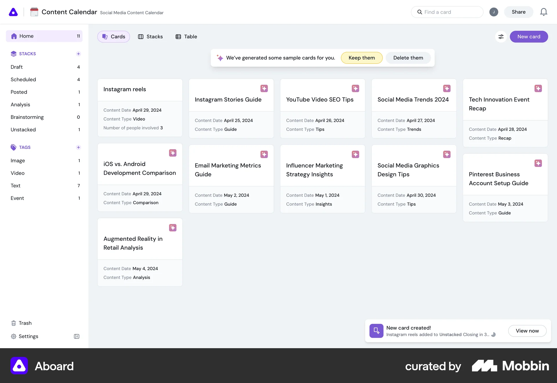 Aboard Web Timer & Clock screen