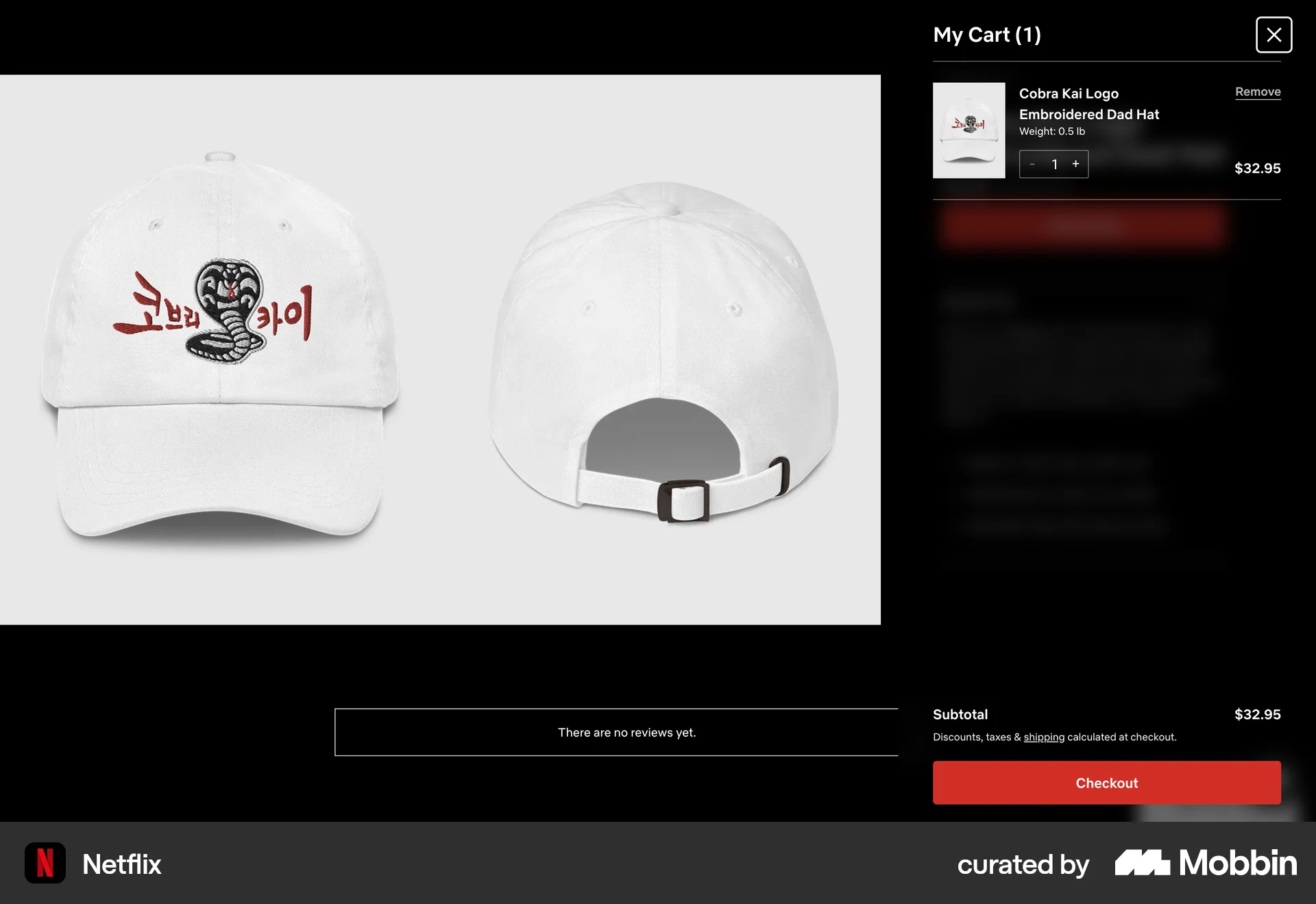 Netflix Web screen containing Stepper UI element