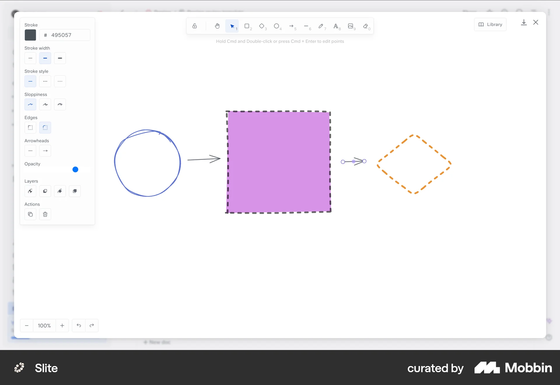Slite Web screen containing Stepper UI element