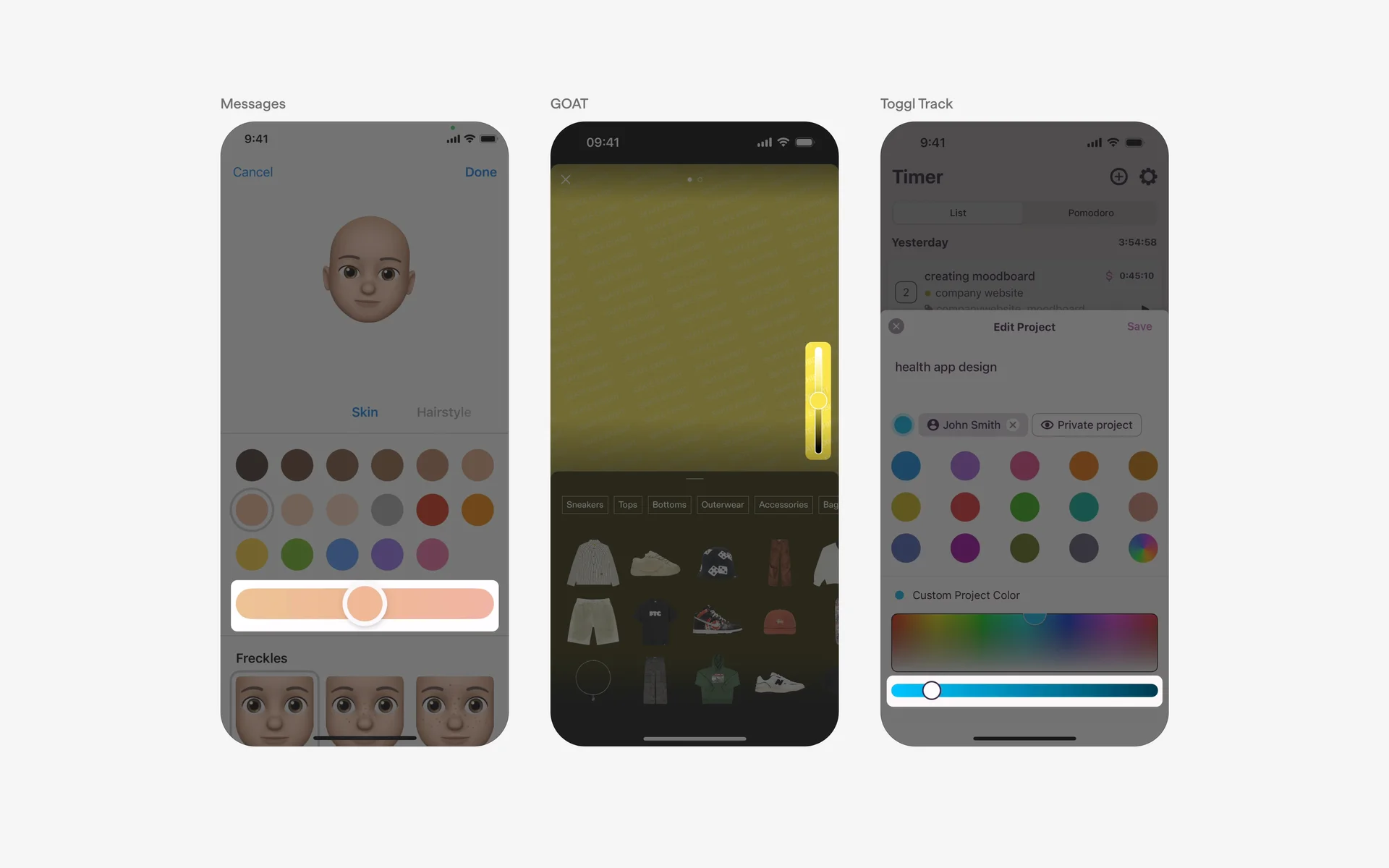 Color Picker UI Design: Best practices, Design variants & Examples | Mobbin