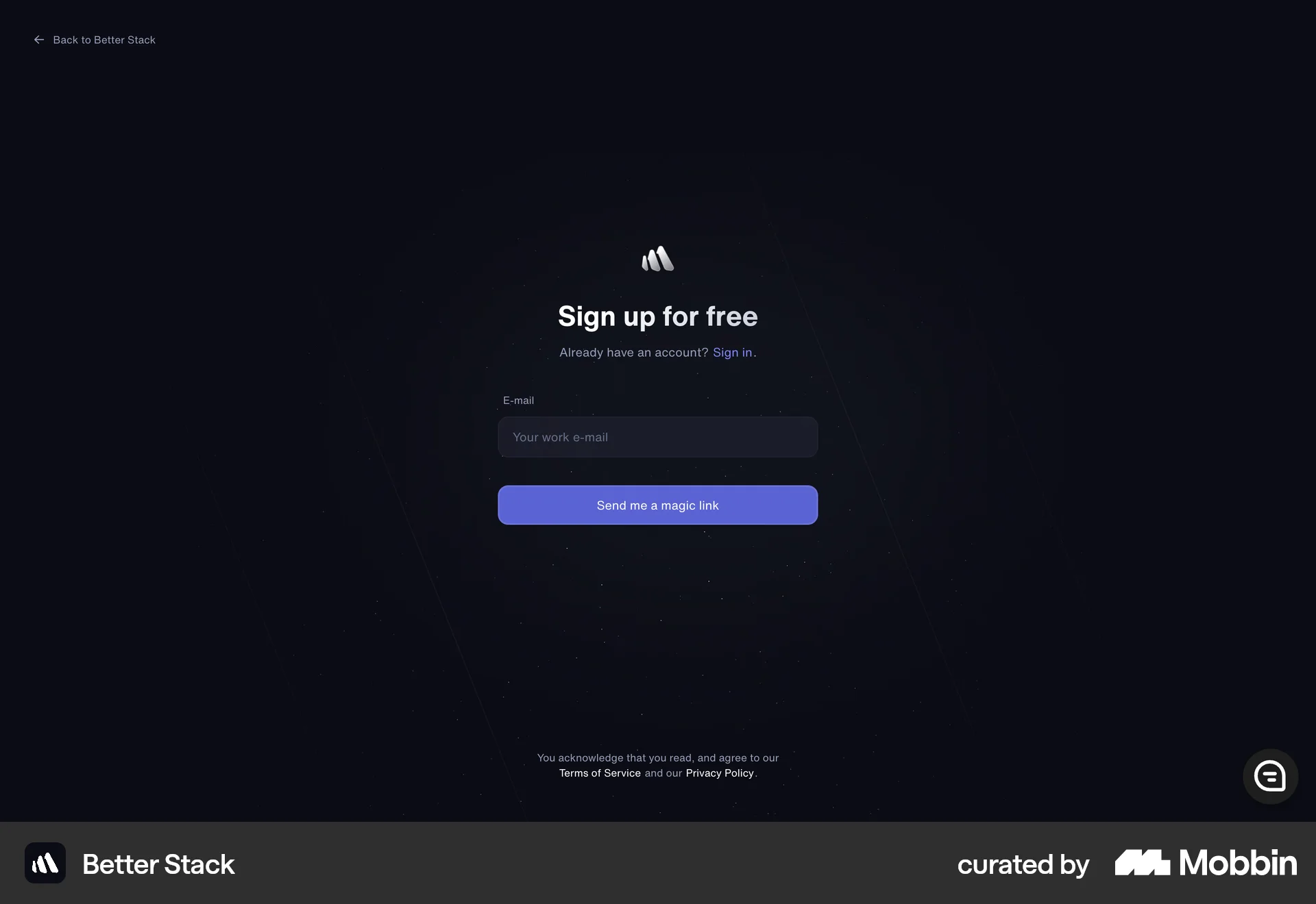 Better Stack Web Developer Tools App screen