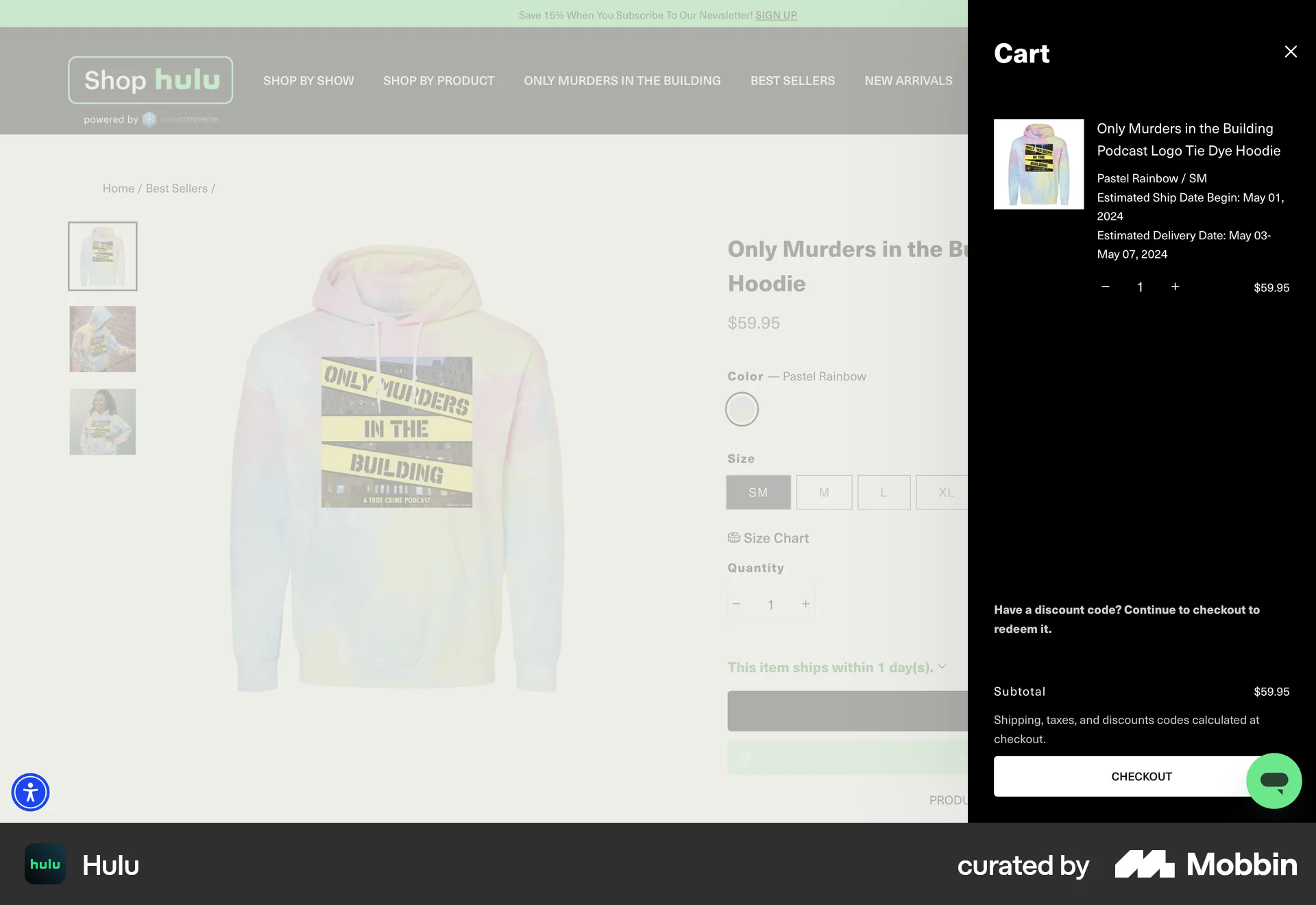 Hulu Web screen containing Stepper UI element