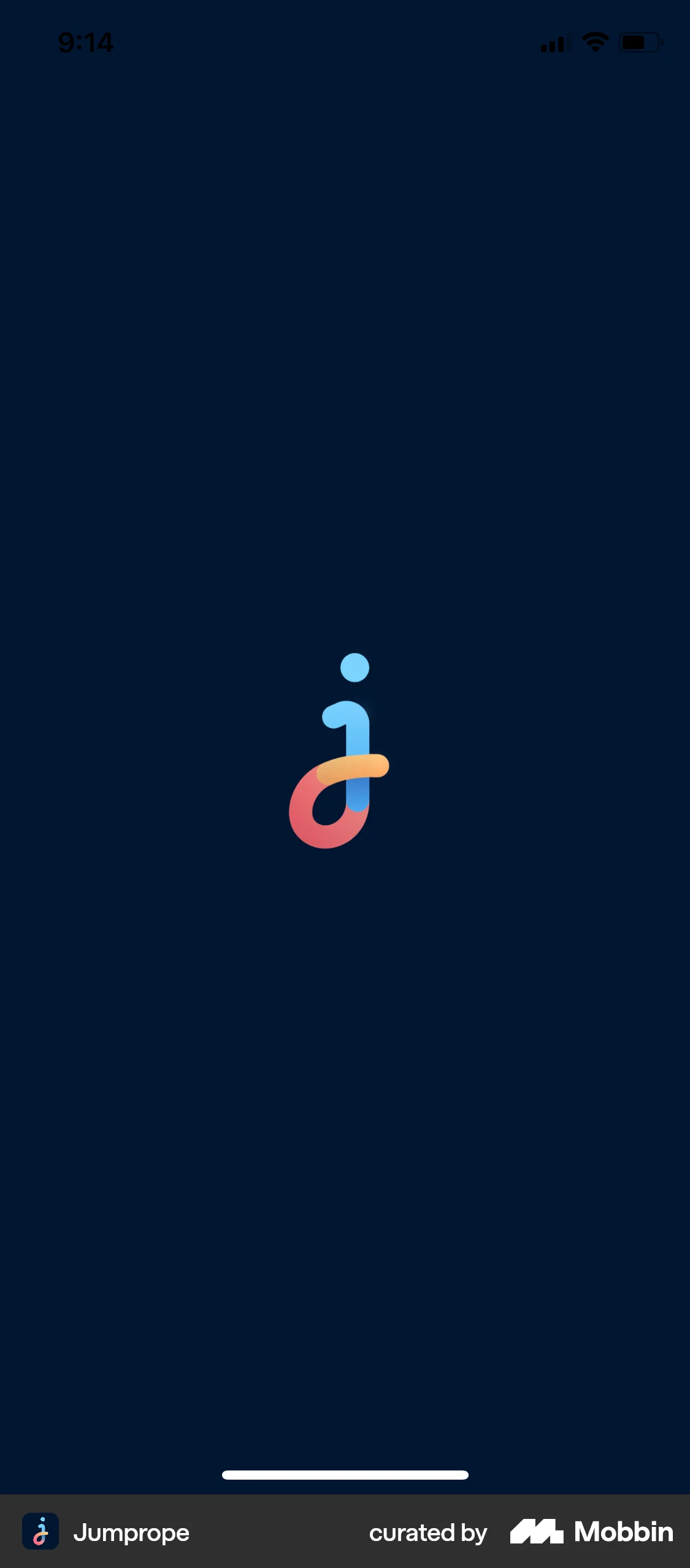 Jumprope iOS Photo & Video App screen