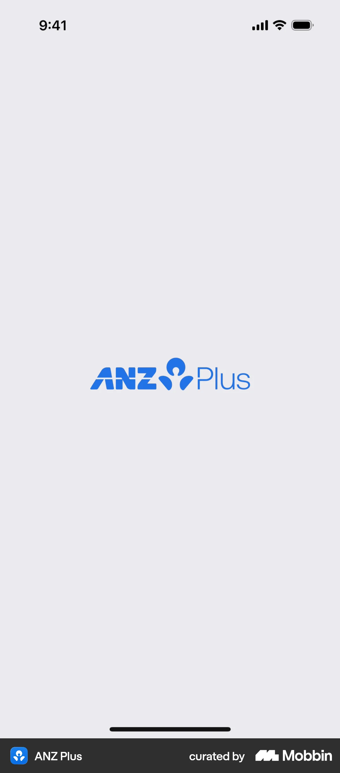 ANZ Plus Onboarding screen