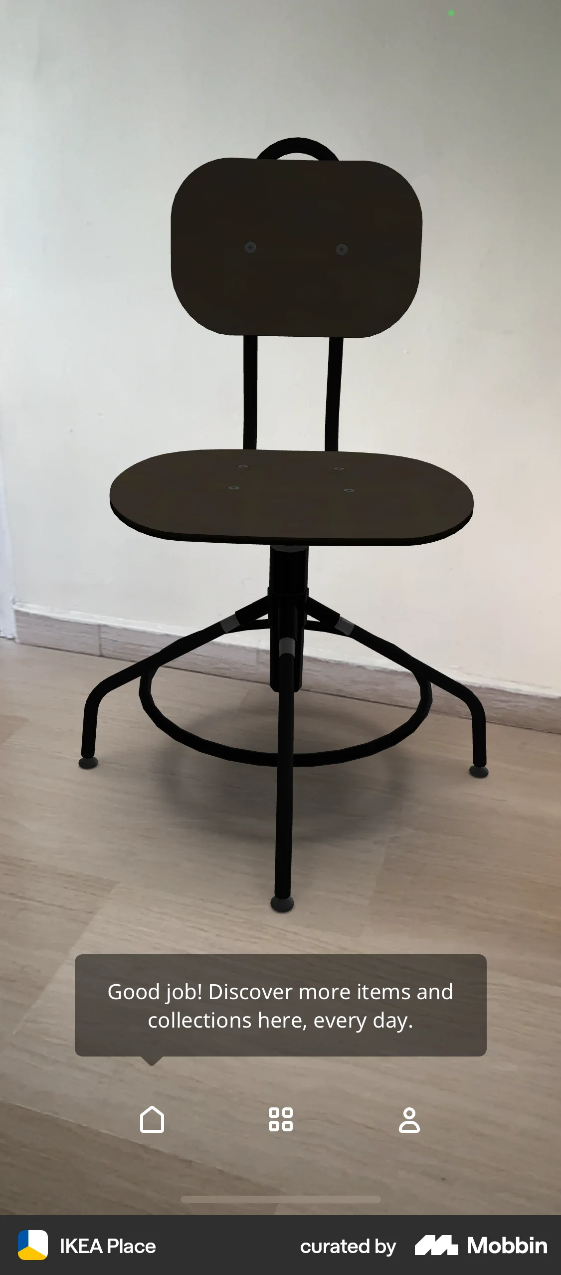 IKEA Place iOS Augmented Reality screen