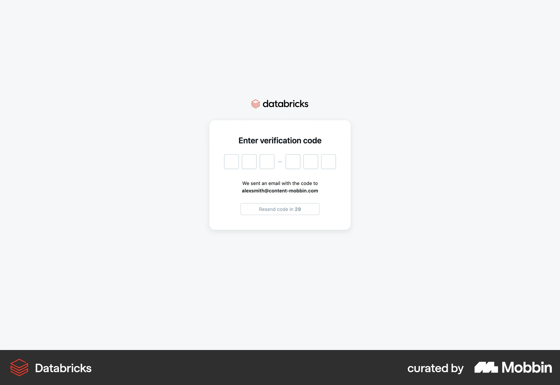 Databricks Web Timer & Clock screen