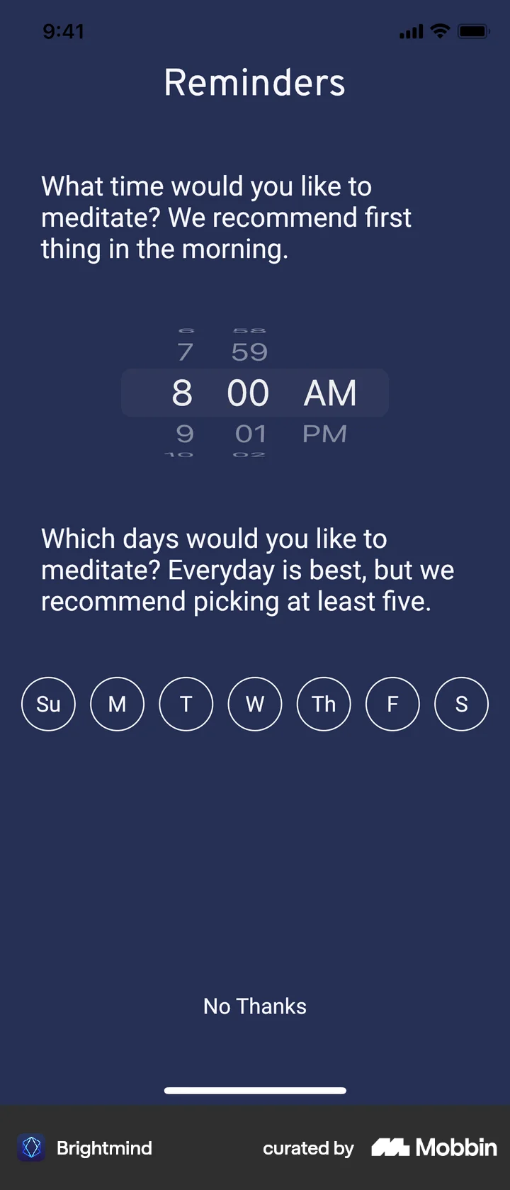 Ios 6 Timer Picker Vertical Ruler Time Picker UI Design Examples for Mobile Apps