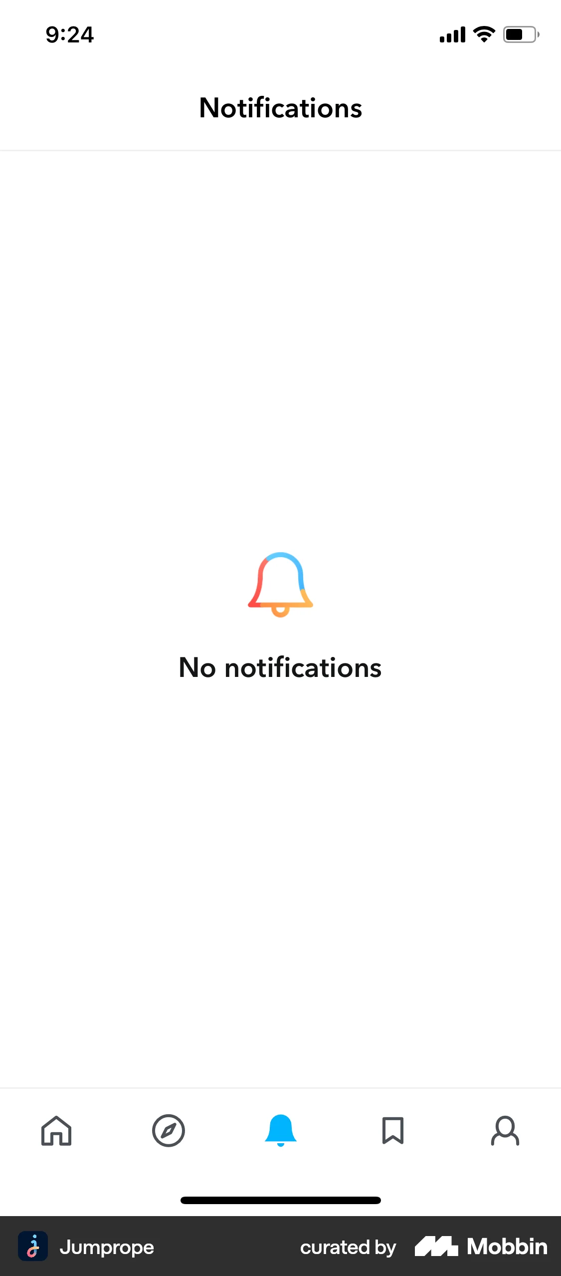 Jumprope iOS Photo & Video App screen