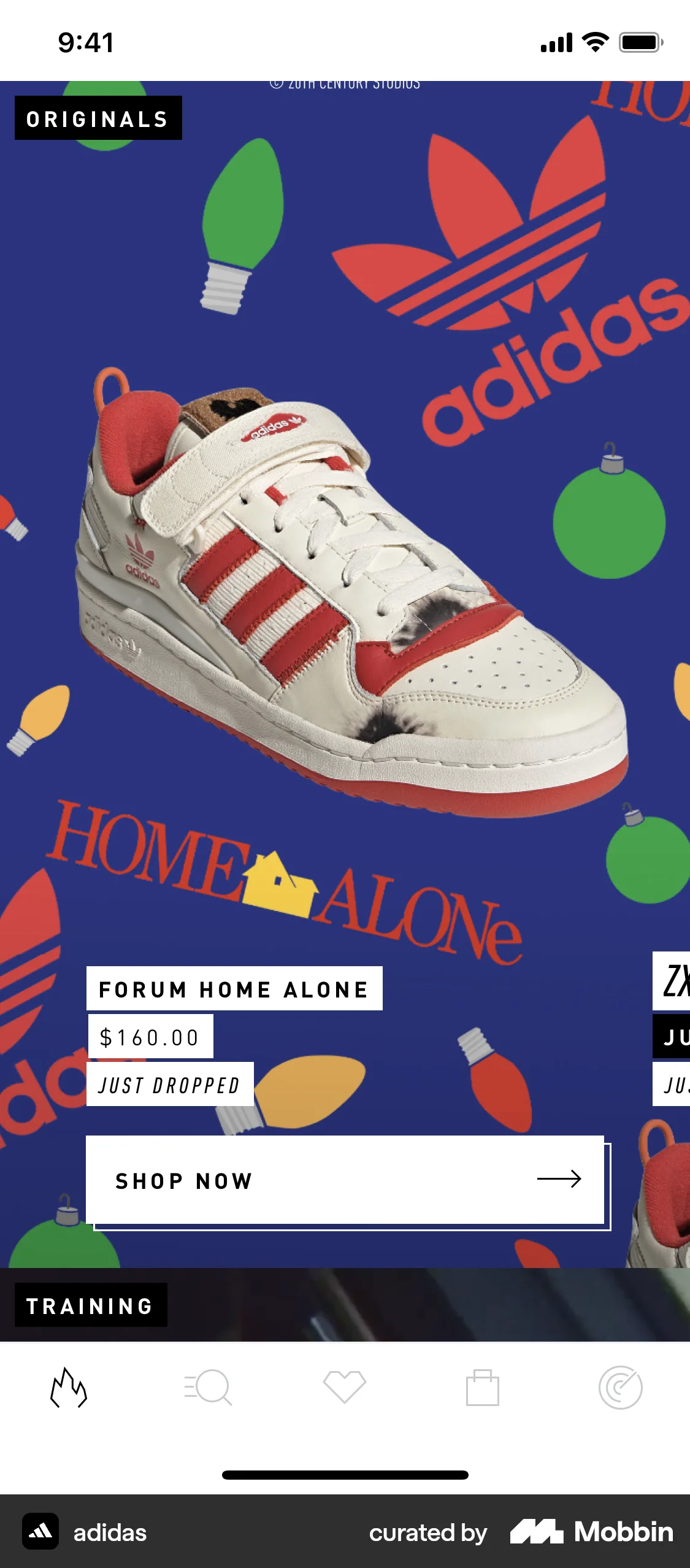 adidas iOS Pricing screen