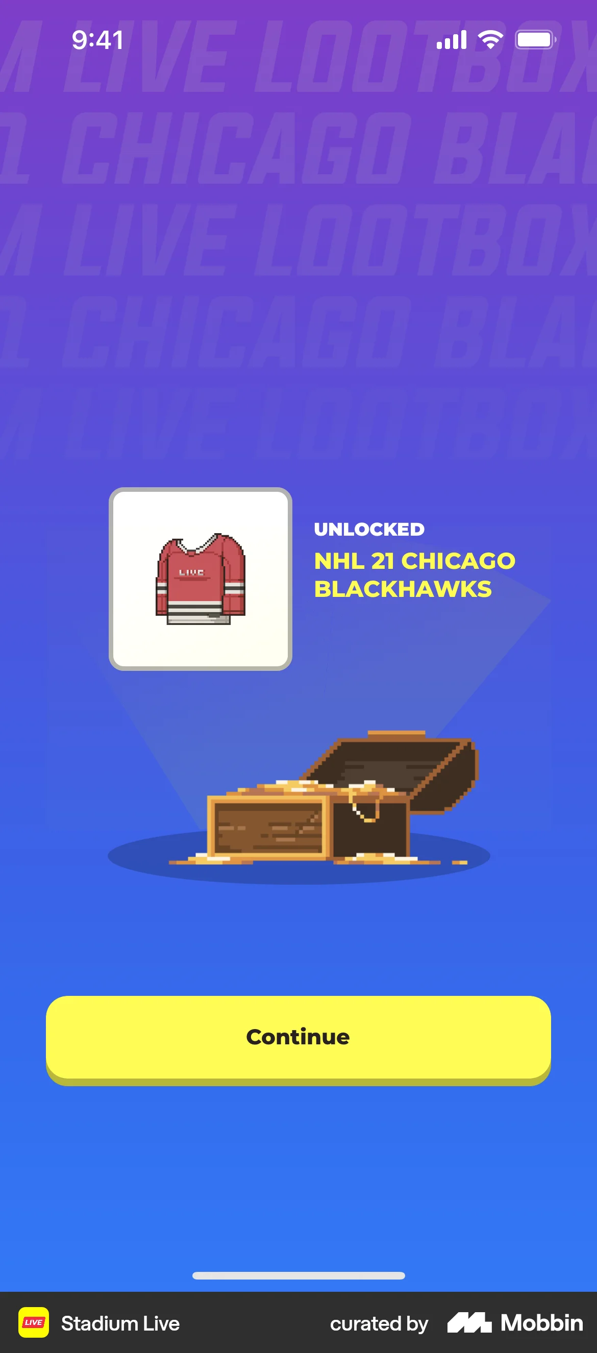 Stadium Live iOS Promotions & Rewards screen