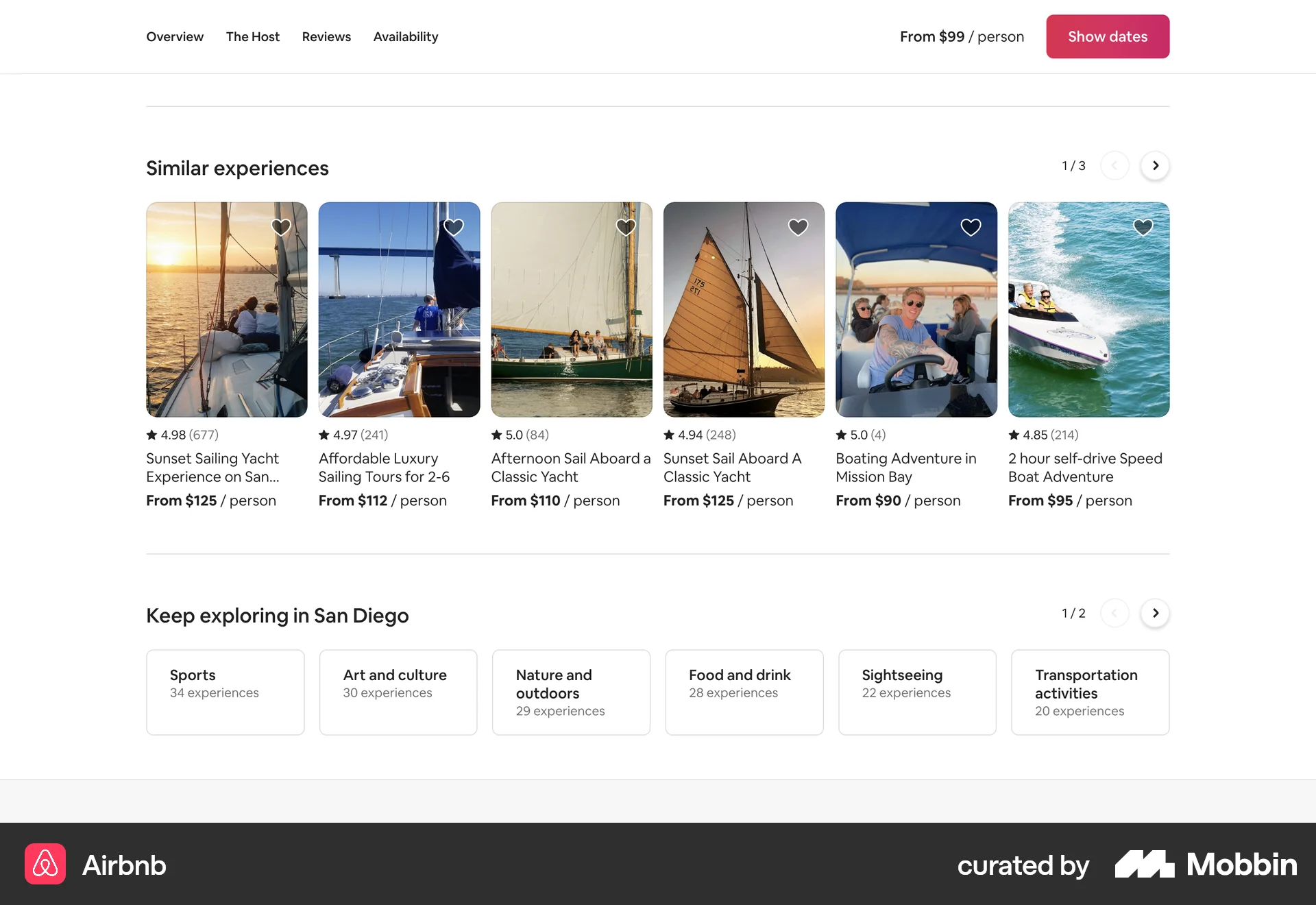 Airbnb Web Real Estate App screen