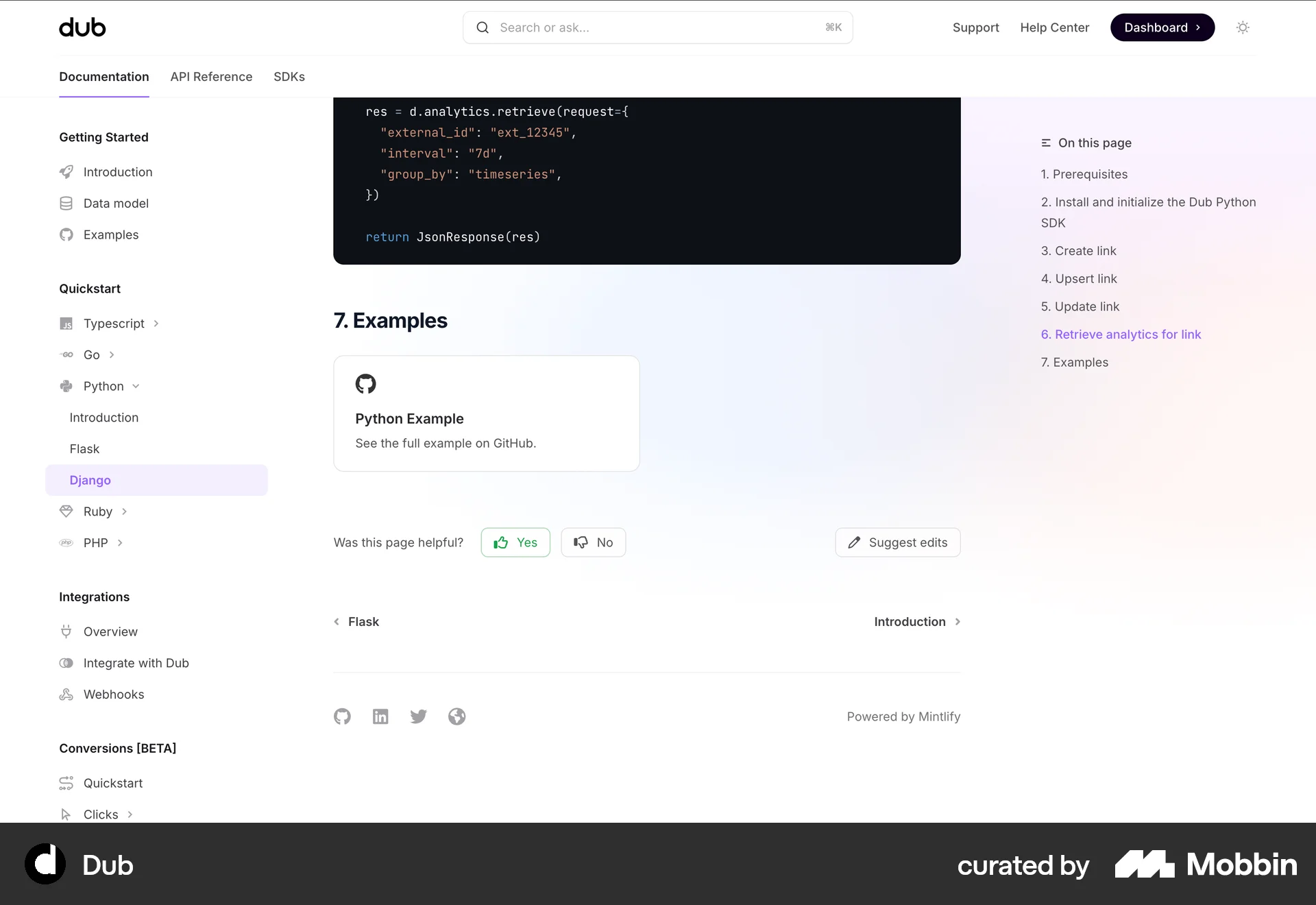 Dub Web screen containing Rating Control UI element