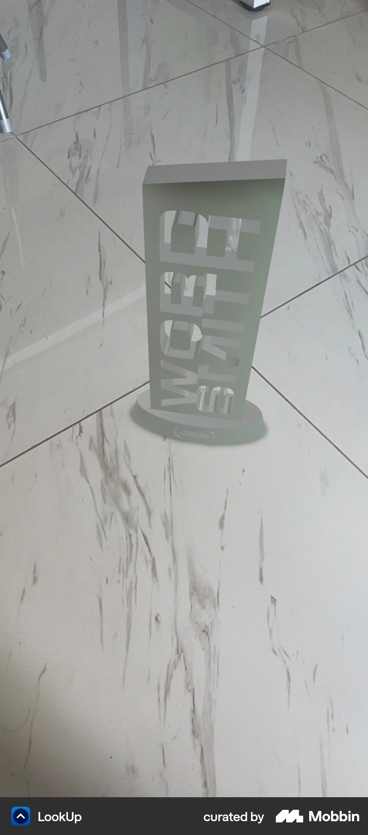 LookUp iOS Augmented Reality screen