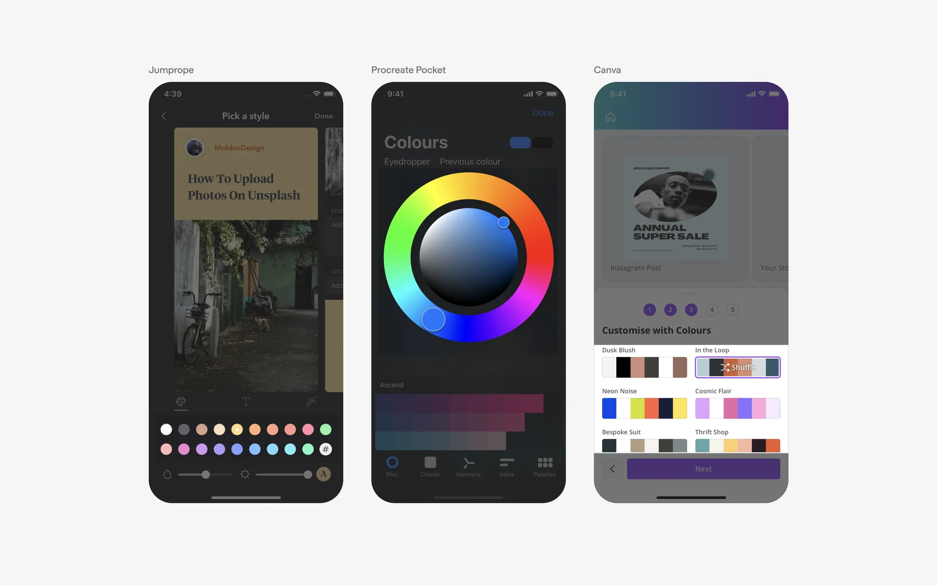 Color Picker UI Design: Best practices, Design variants & Examples | Mobbin