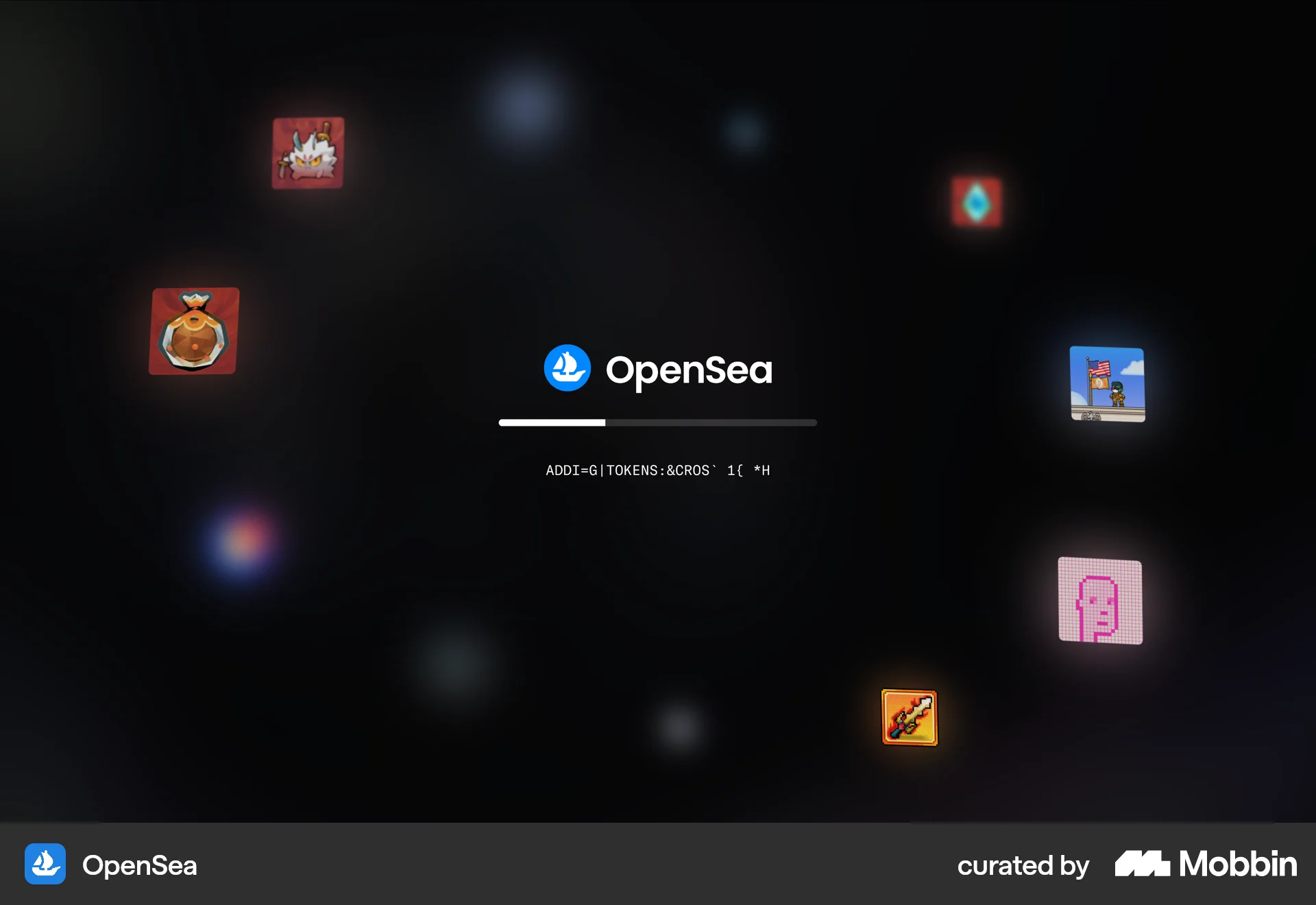 OpenSea Web Loading screen