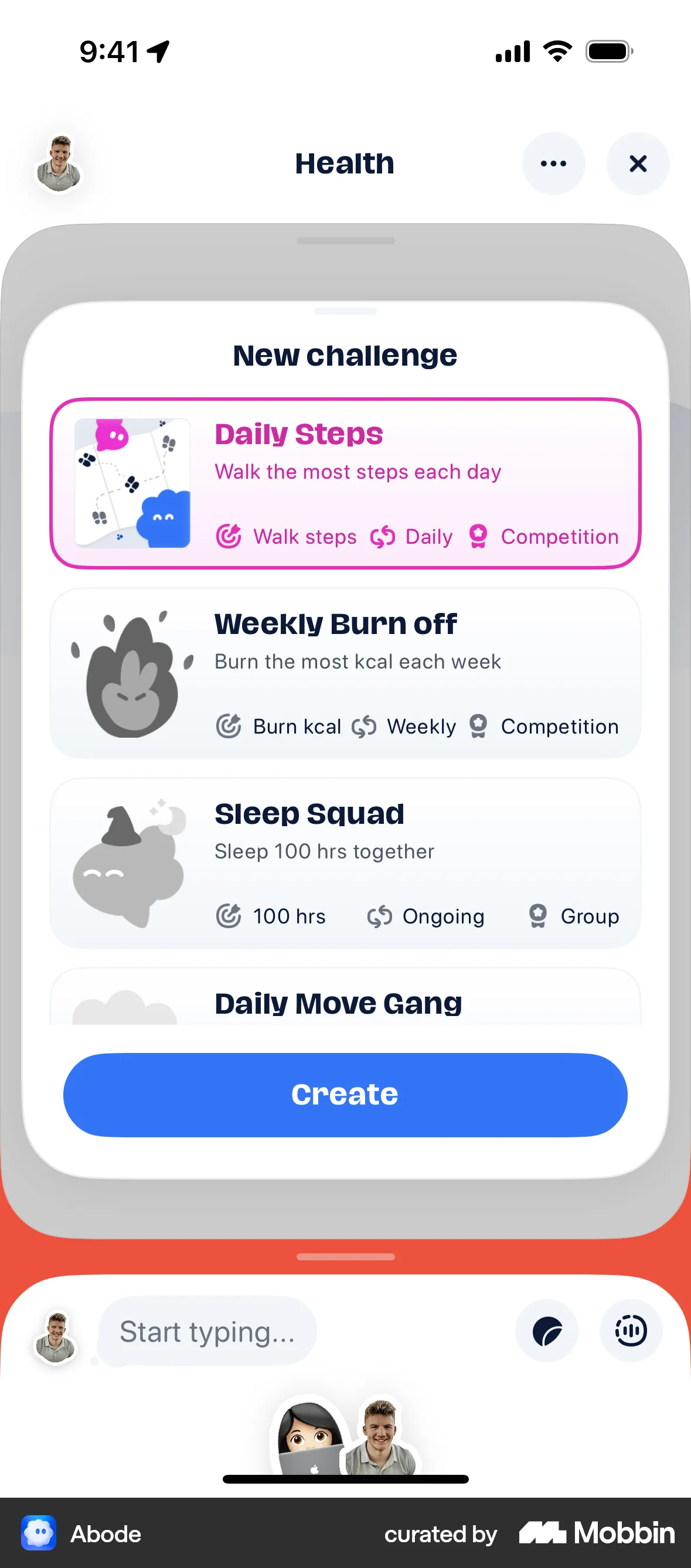 Abode iOS screen containing Tile UI element