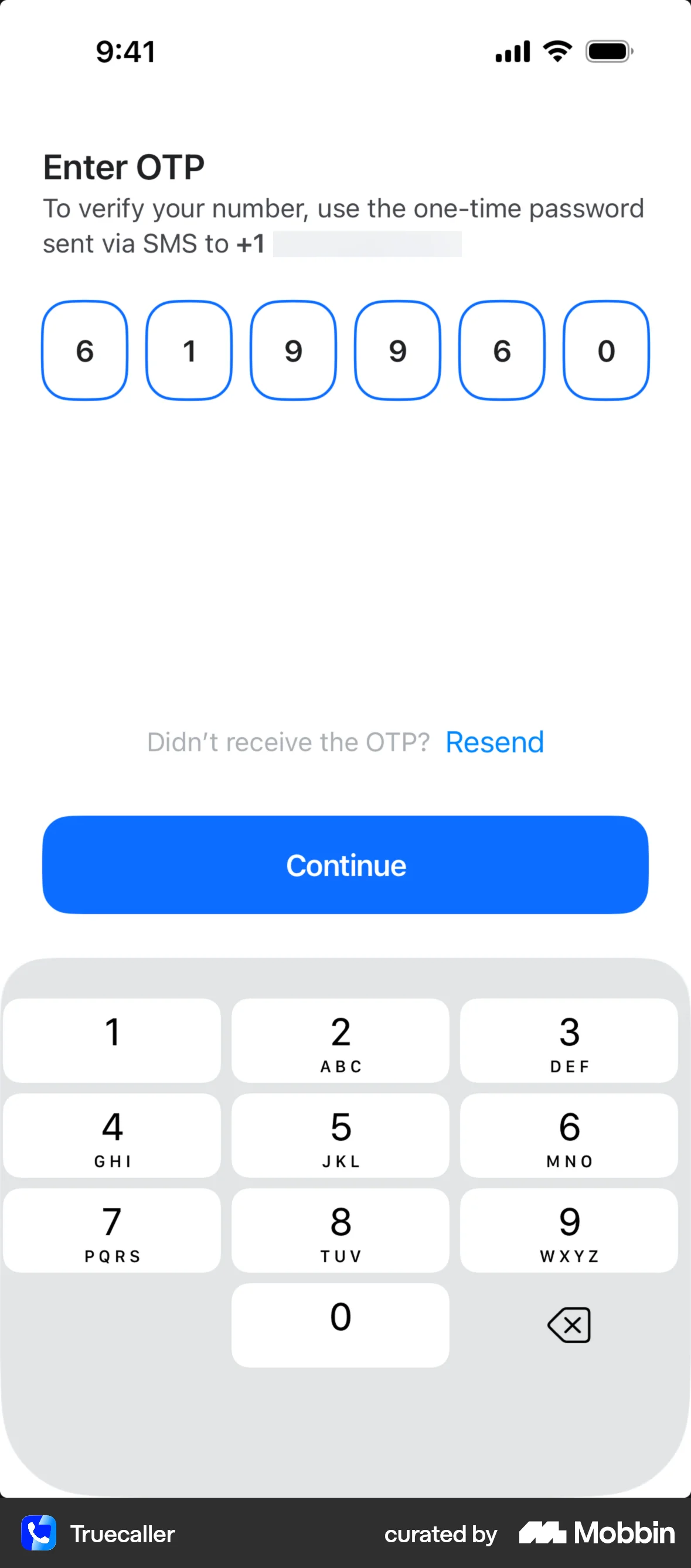 Truecaller Onboarding screen