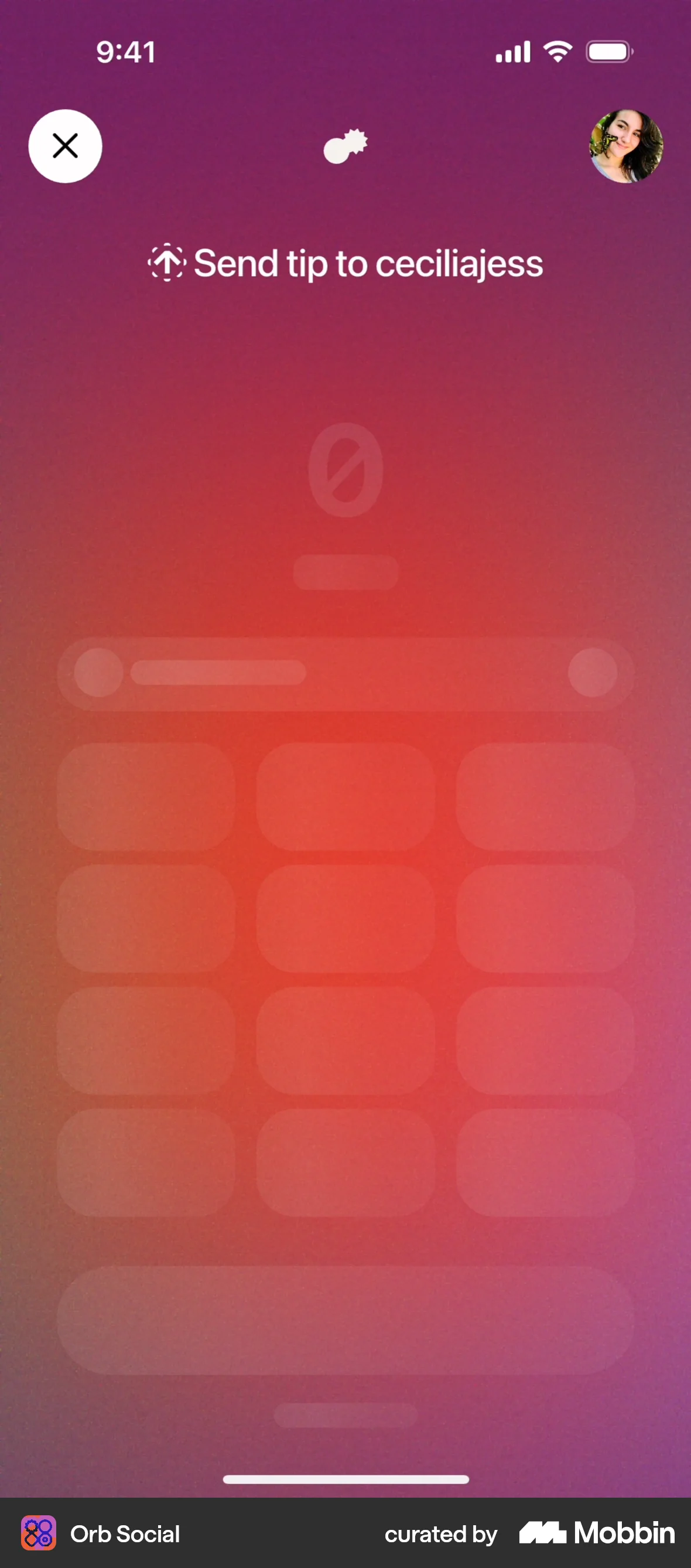 Orb Social iOS Loading screen