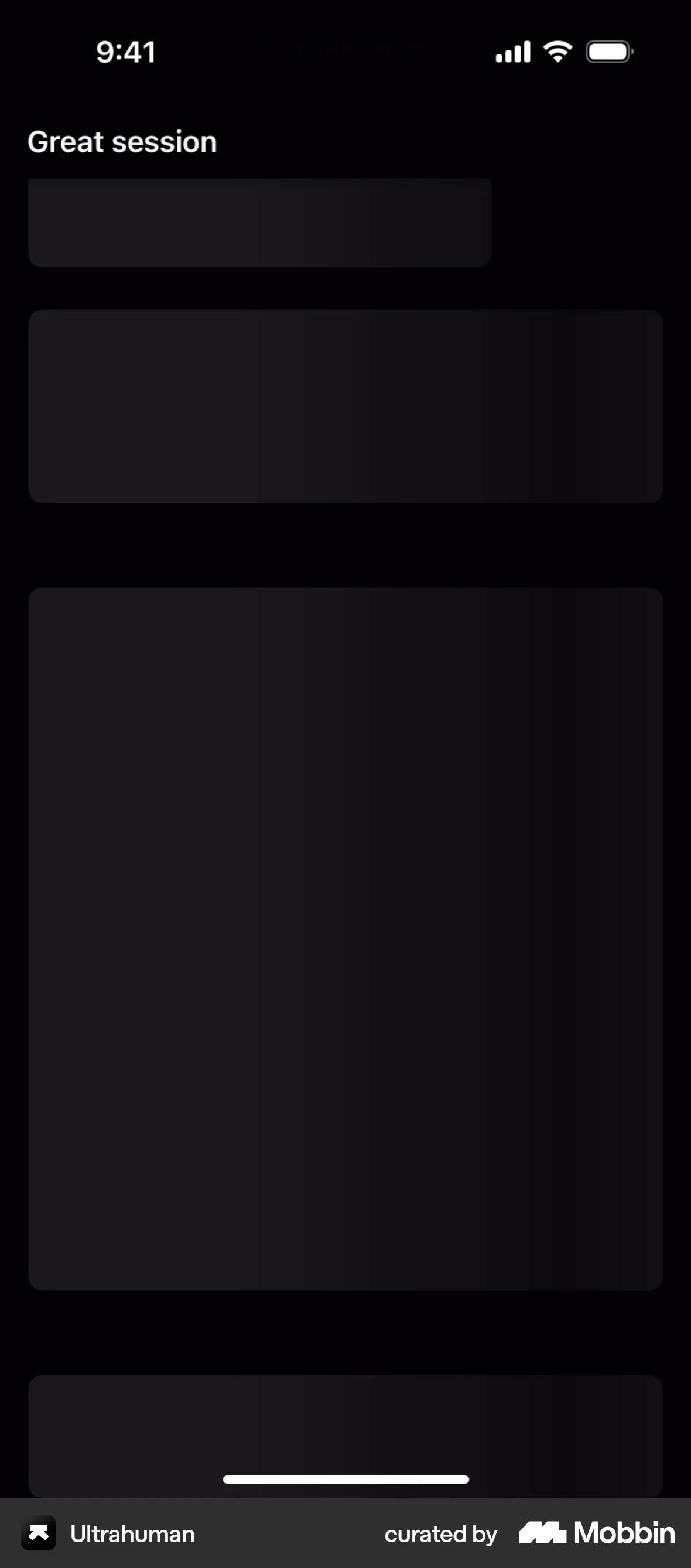 Ultrahuman iOS Loading screen