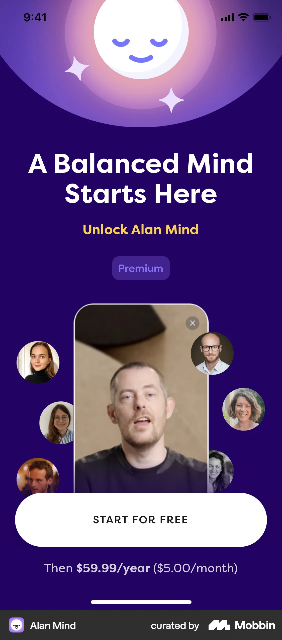 Ios Alan Alan Mind iOS Subscribing to premium Flow | Mobbin