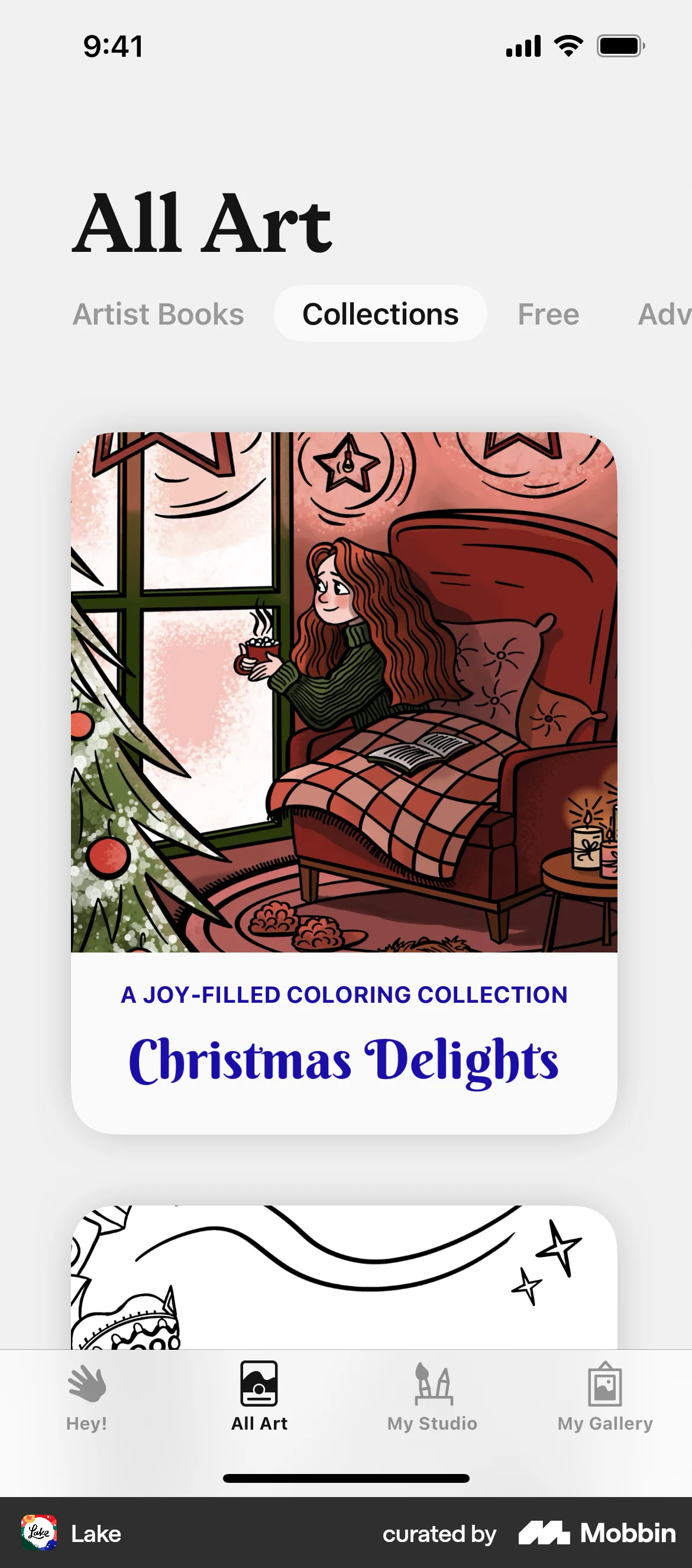 Lake iOS Browse & Discover screen