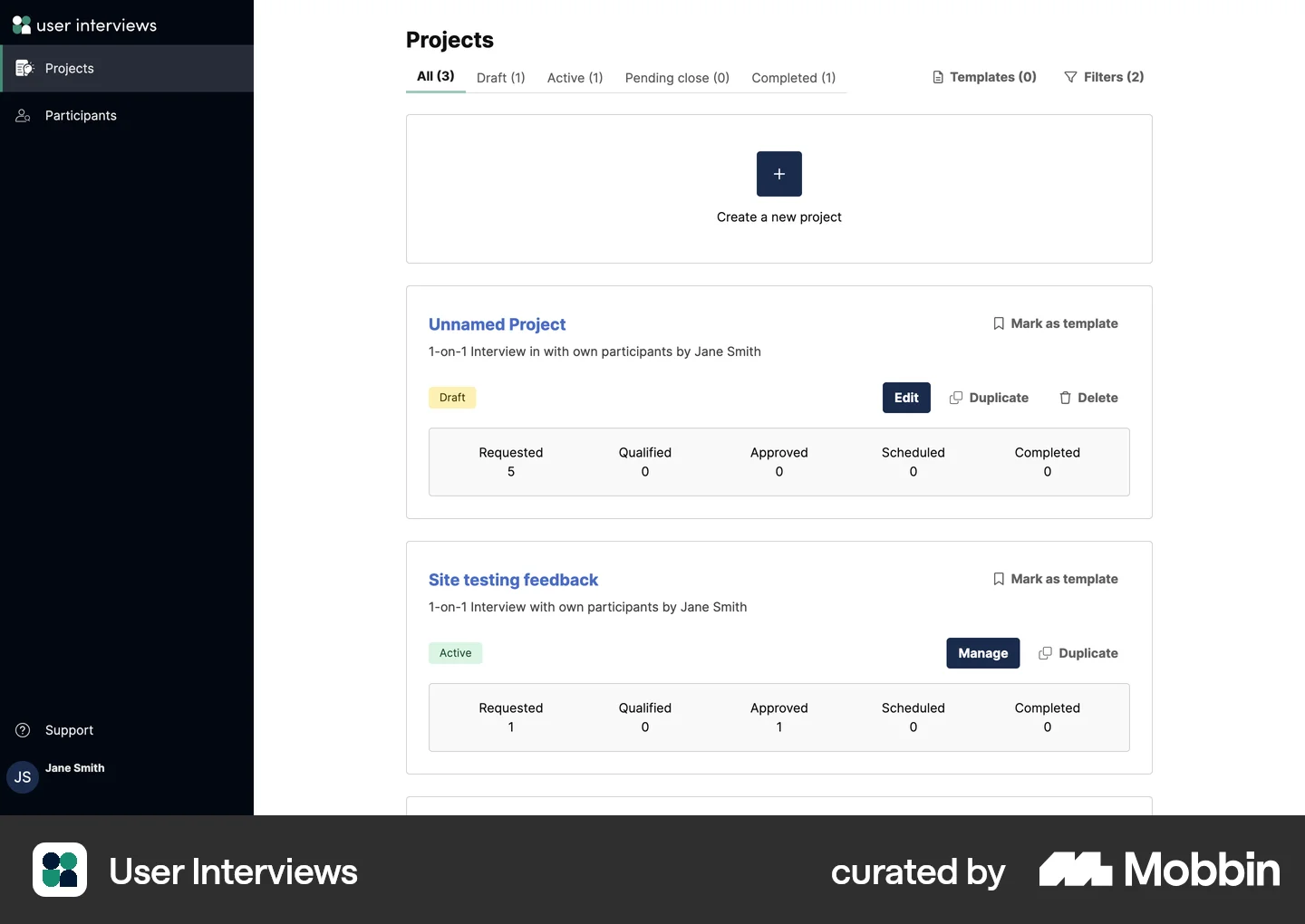 Web Card Design UI Examples