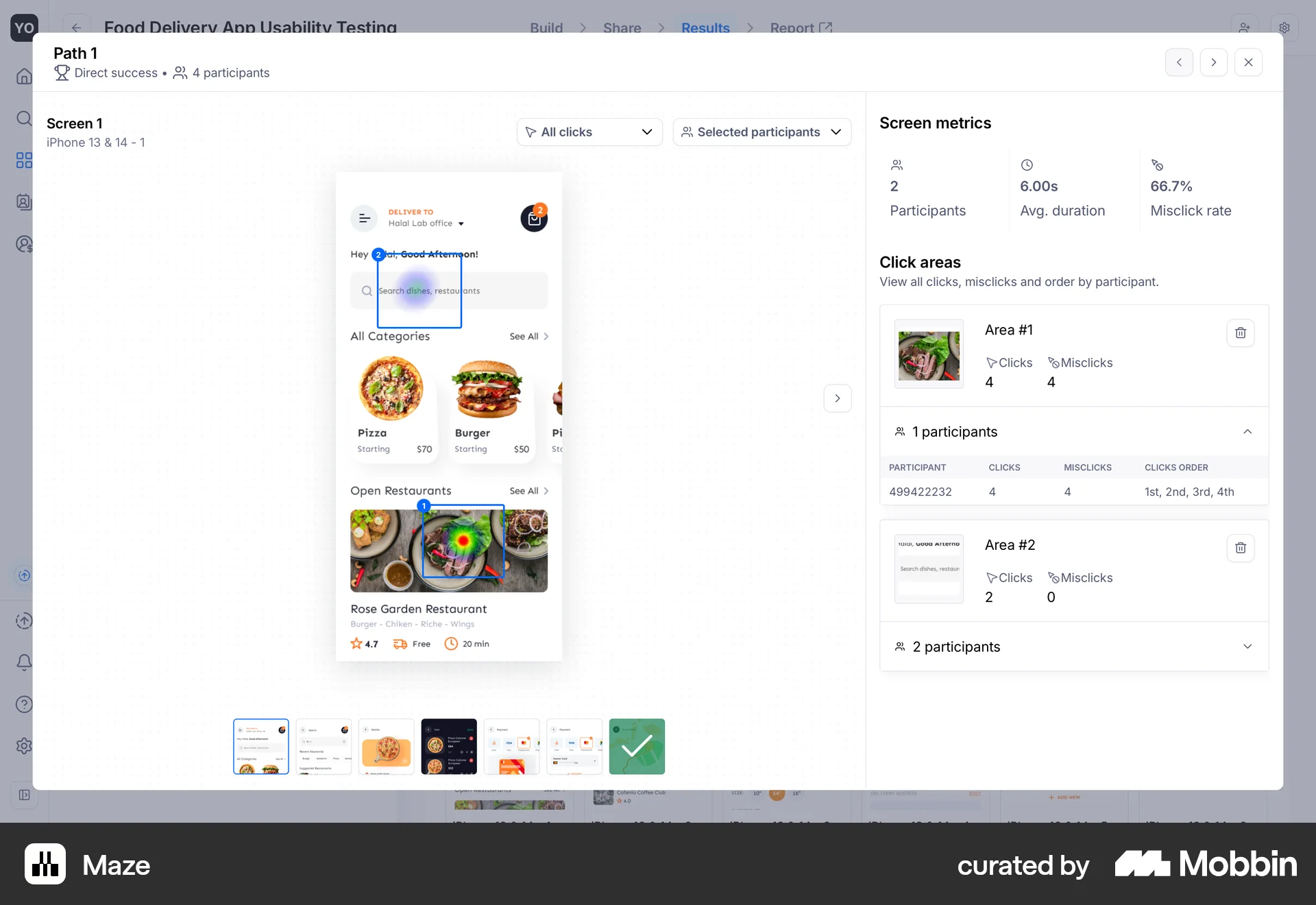 Maze Web Dashboard screen