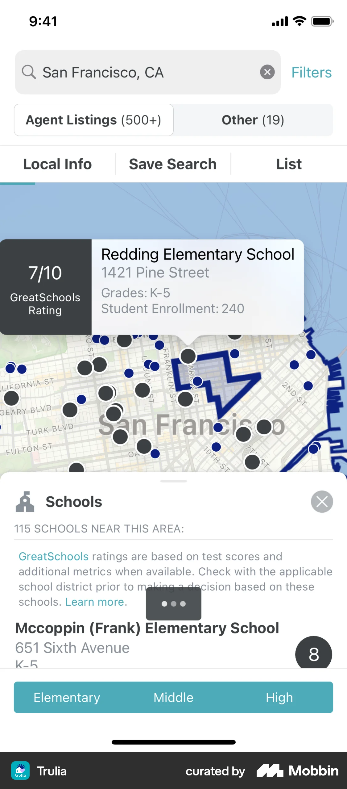 Trulia iOS Real Estate App screen