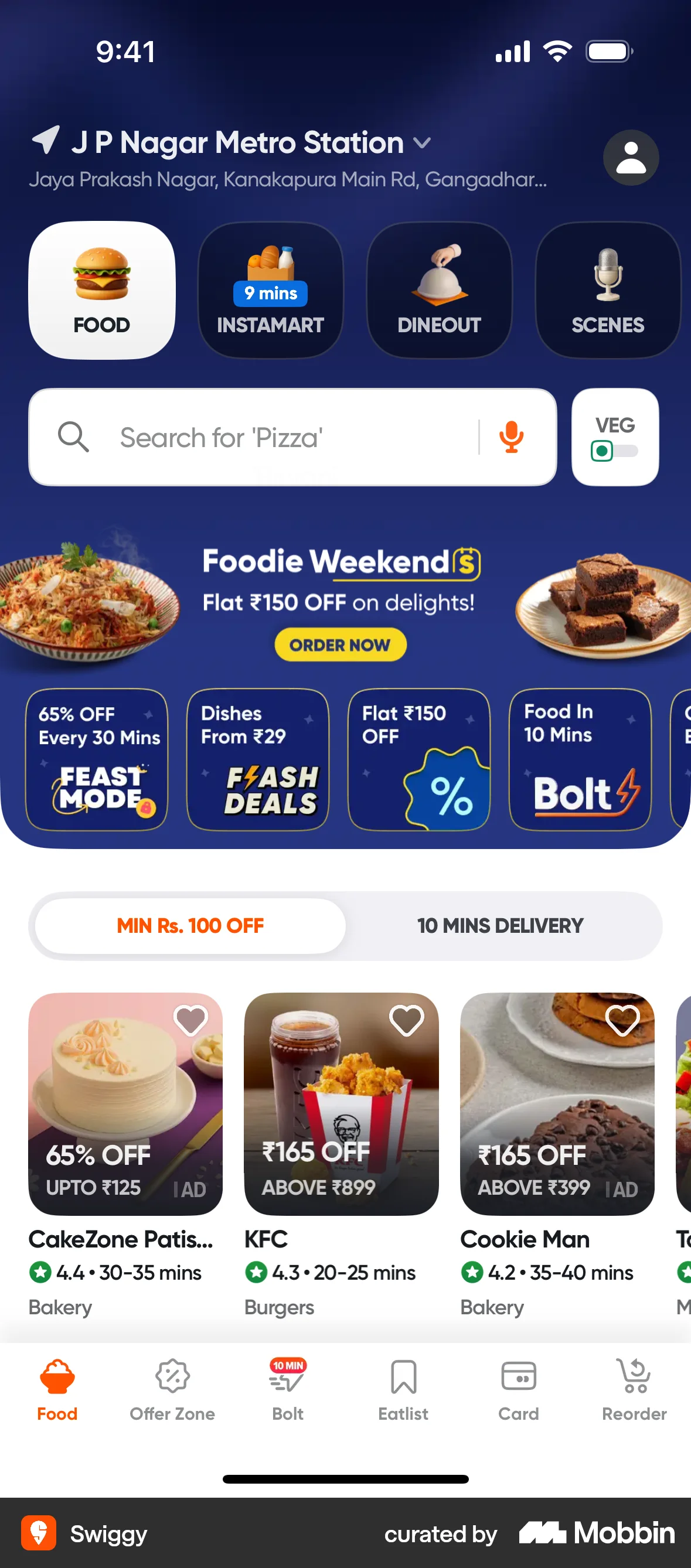 Swiggy iOS screen