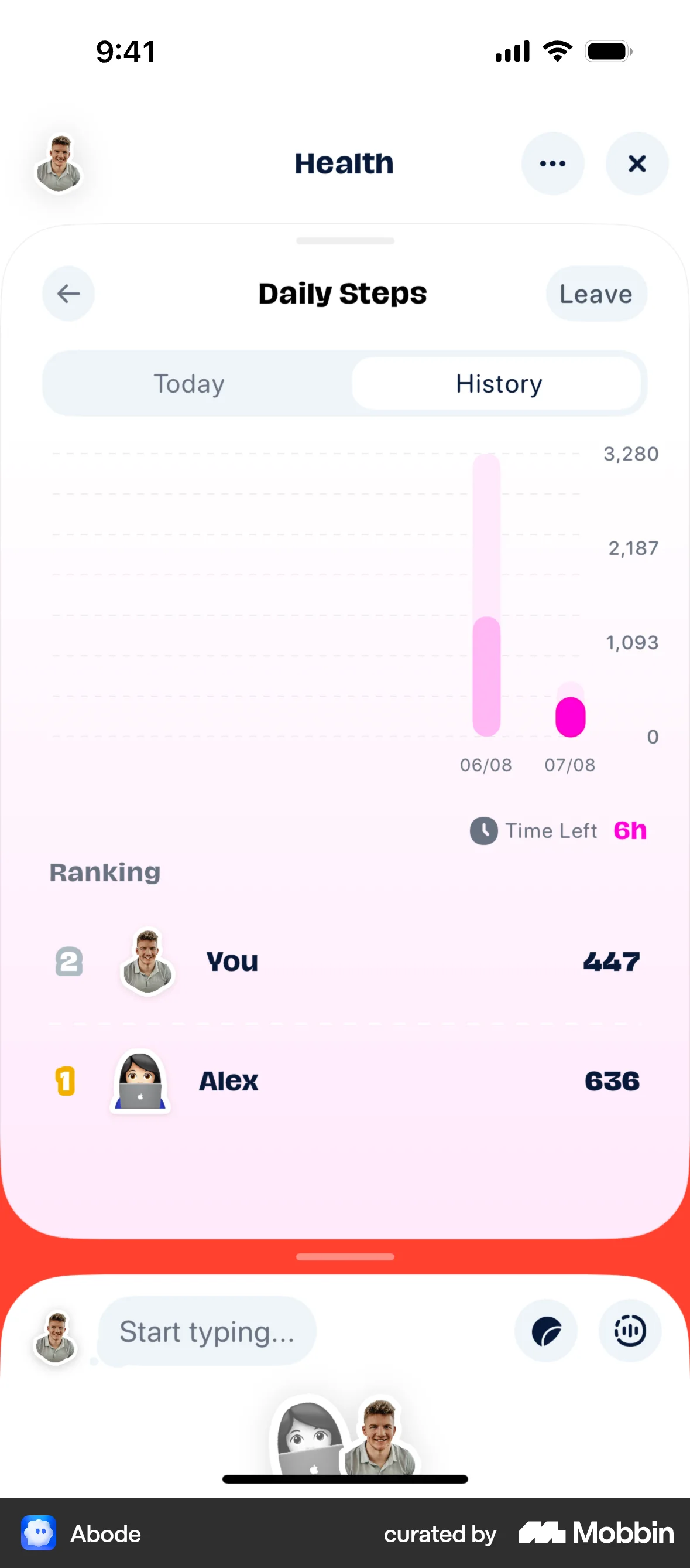 Abode iOS Charts screen