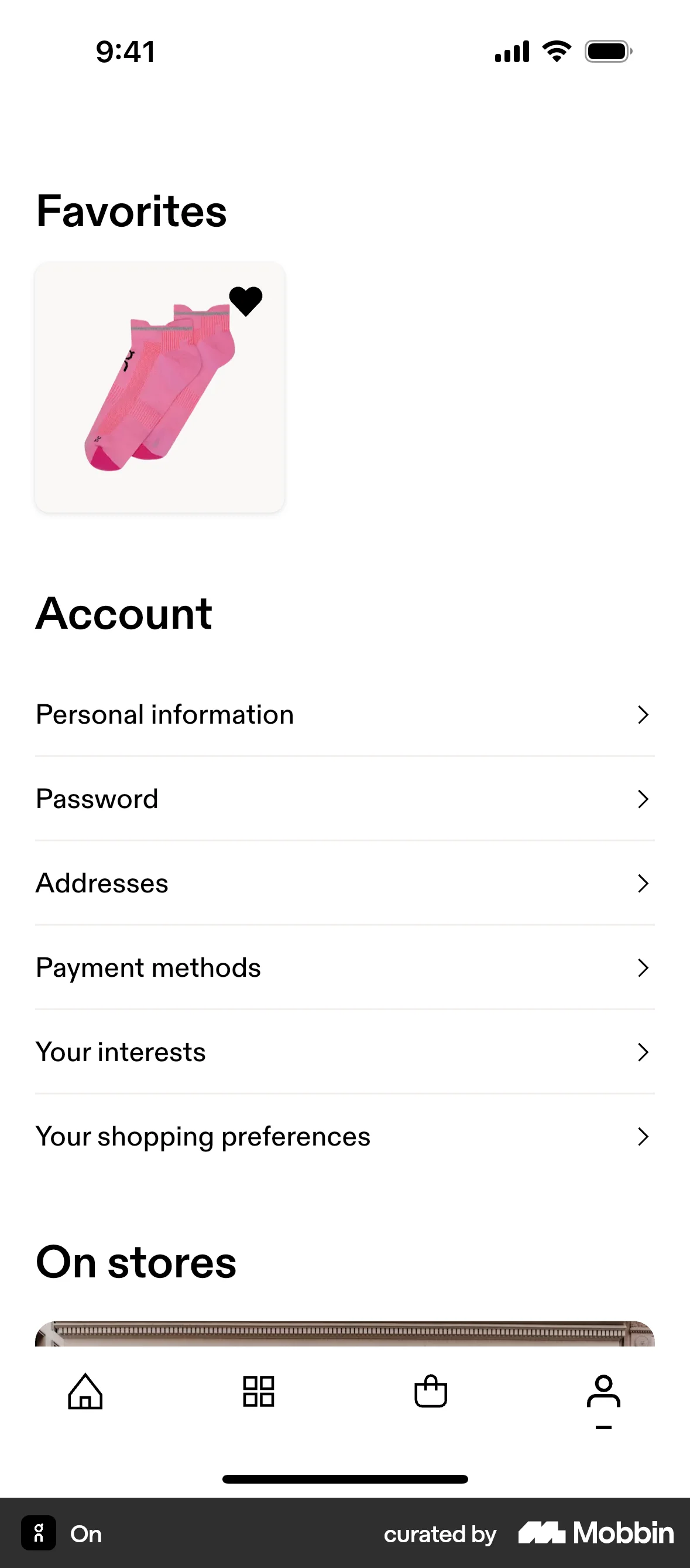 On iOS Bookmarks & Collections screen