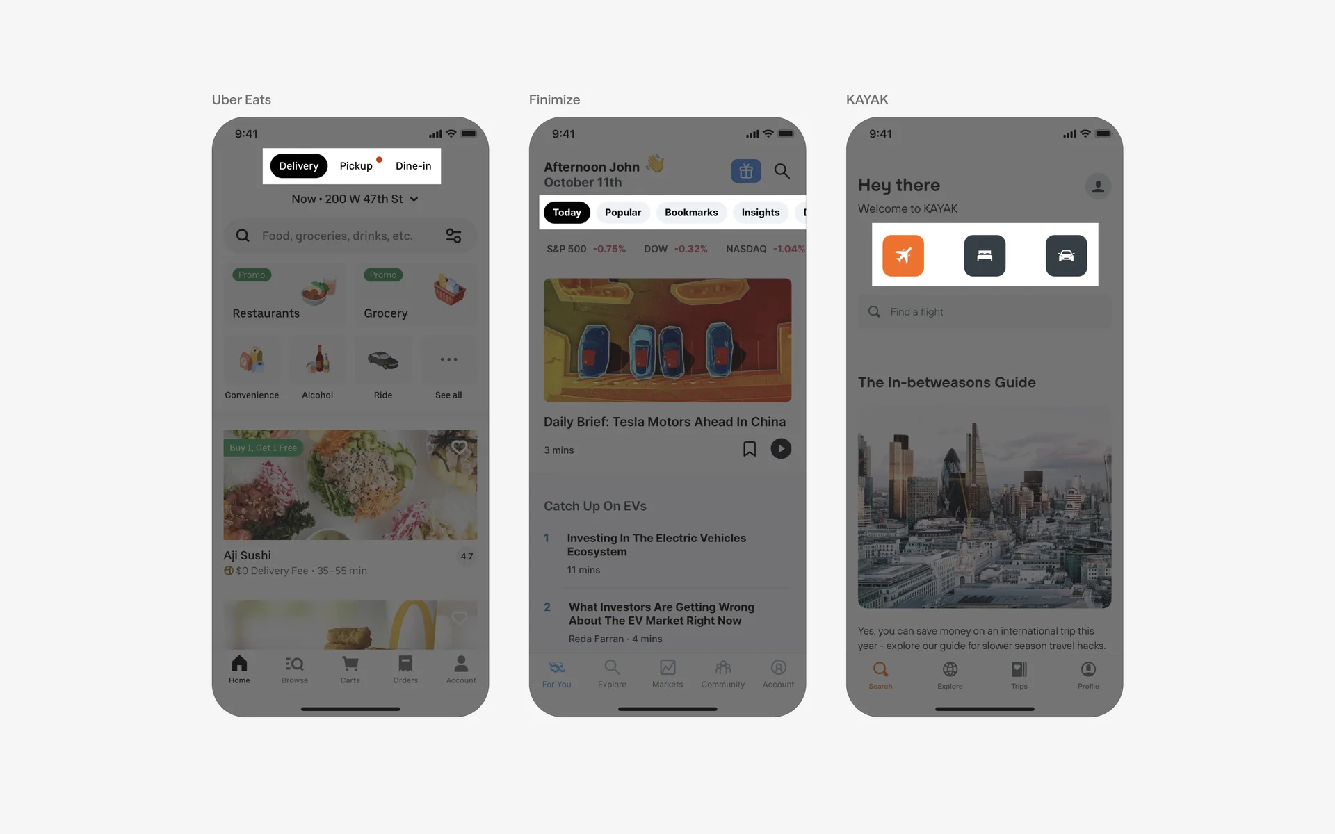 Segmented Control UI Design: Best practices, Design variants & Examples ...