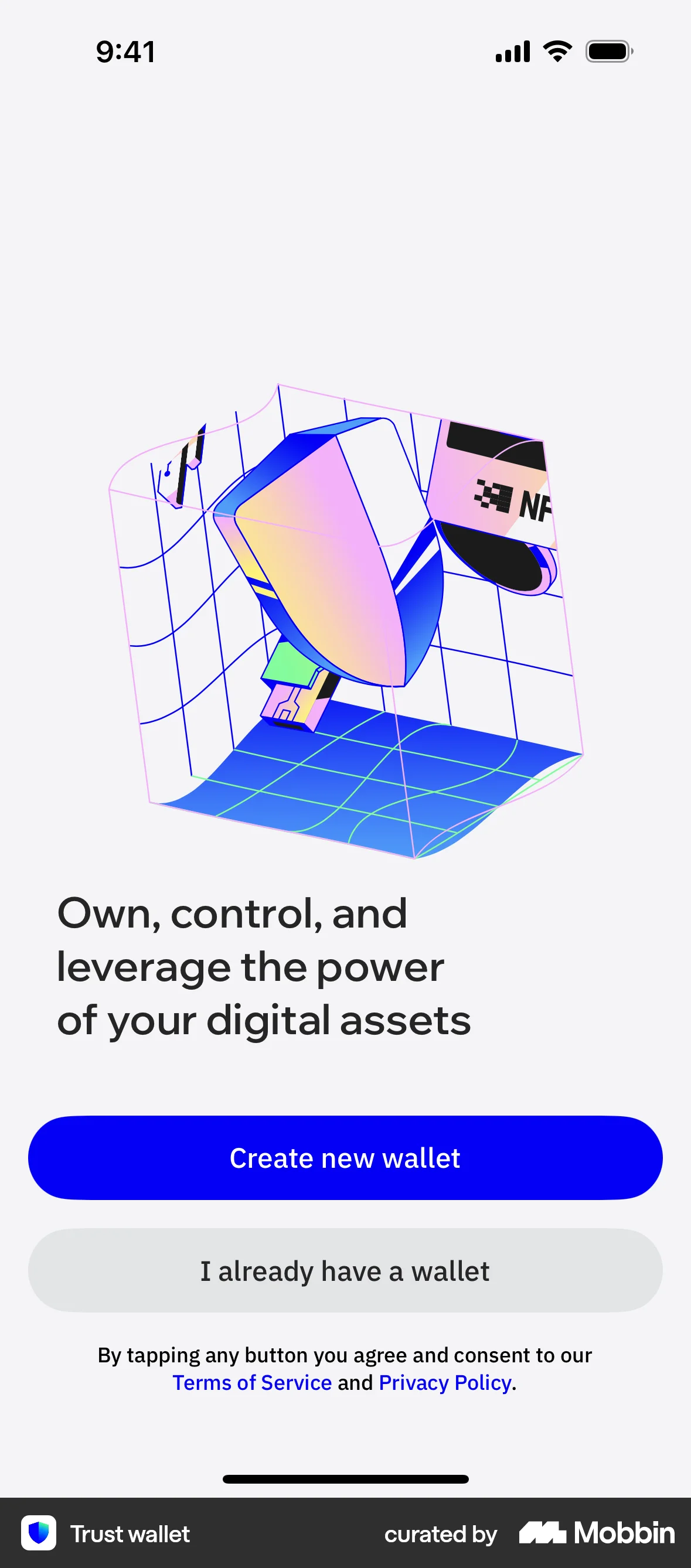 Trust Wallet iOS Crypto & Web3 App screen