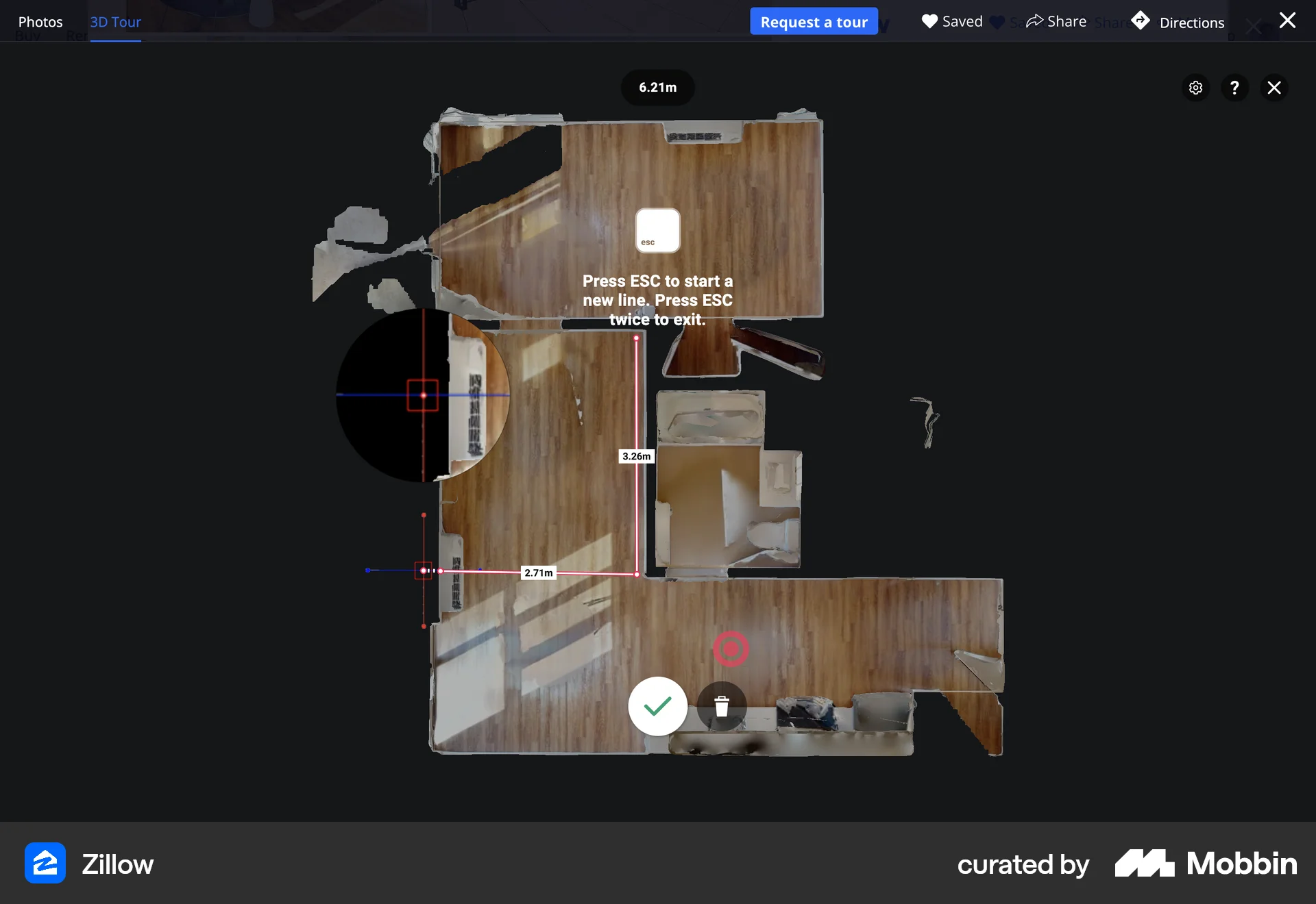 Zillow Web Draw & Annotate screen