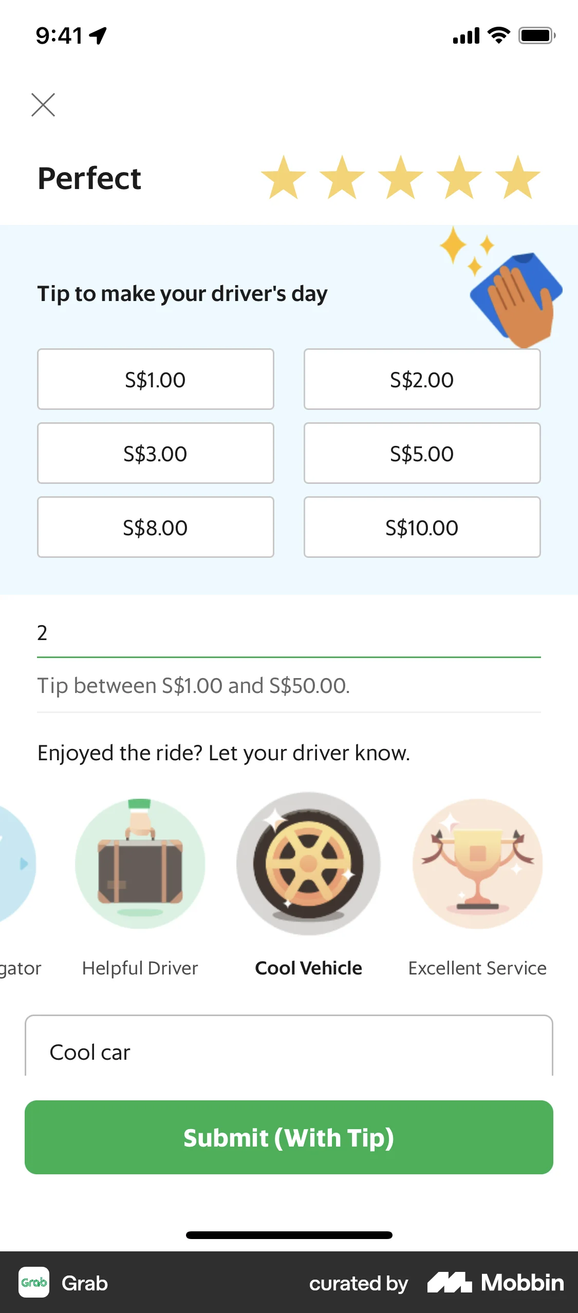 Grab iOS Reviews & Ratings screen