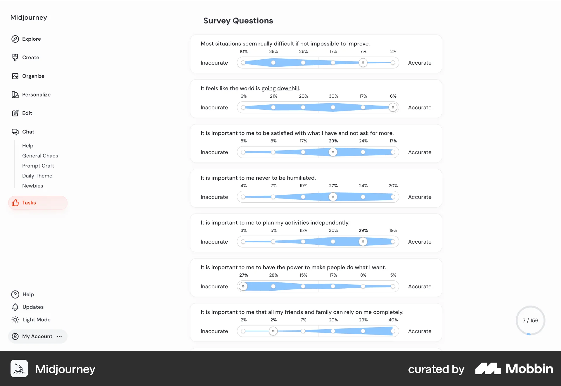 Midjourney Web Progress screen