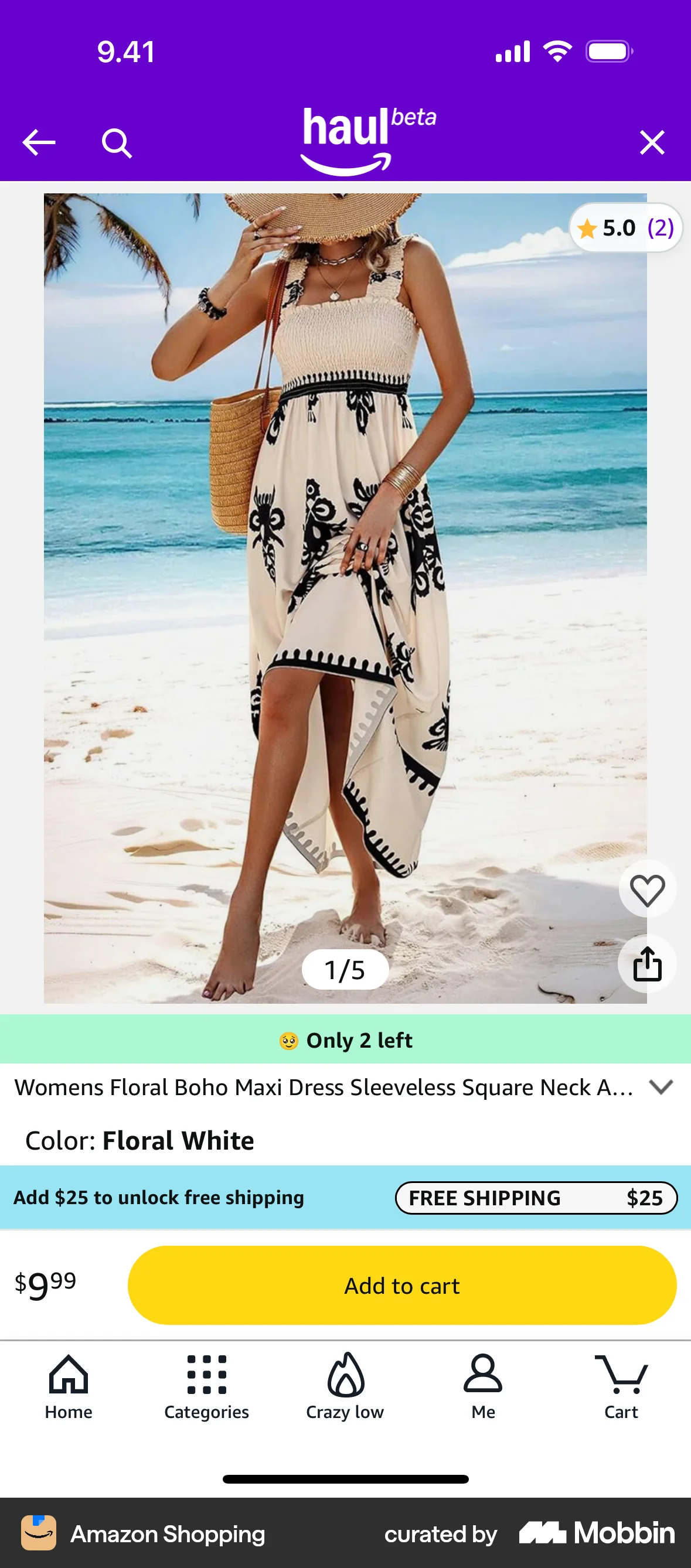 Amazon Shopping iOS Product Detail screen