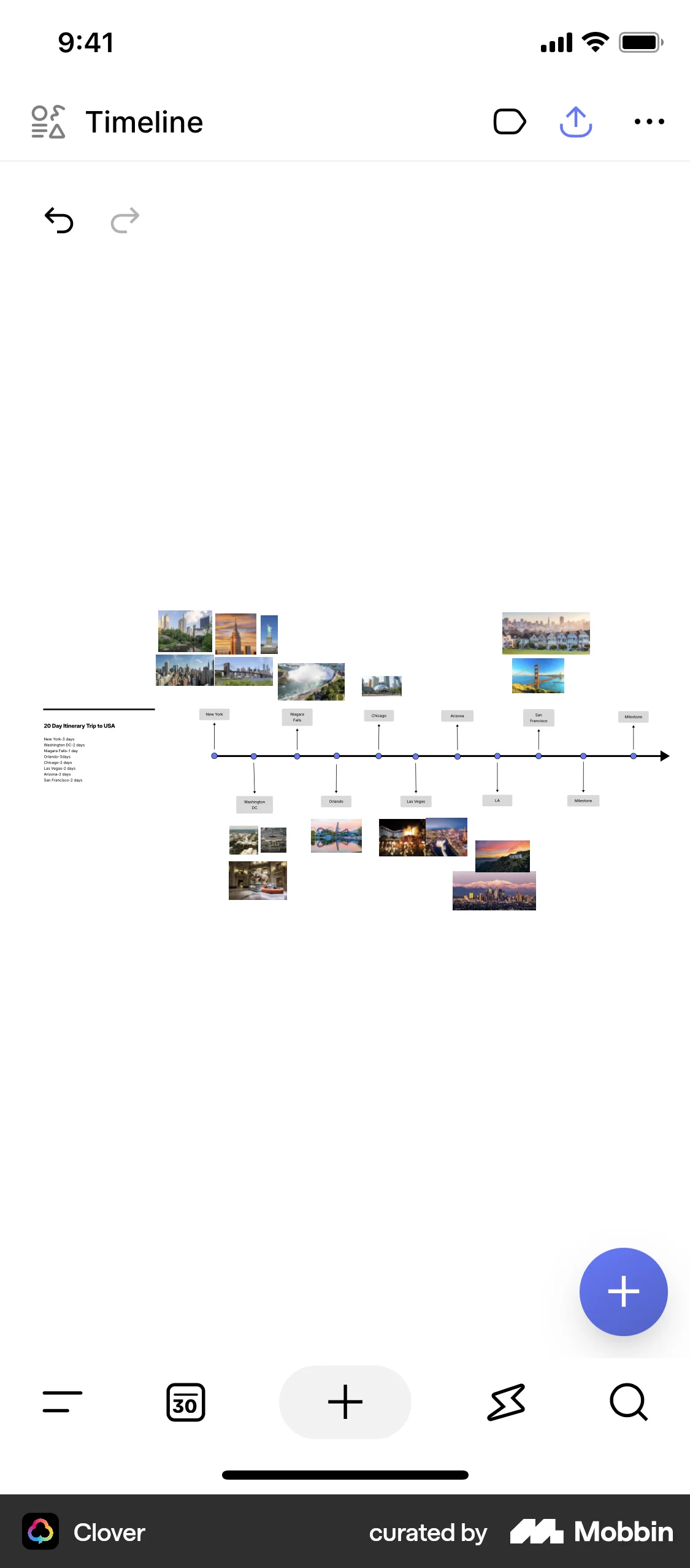 Clover iOS Note Detail screen